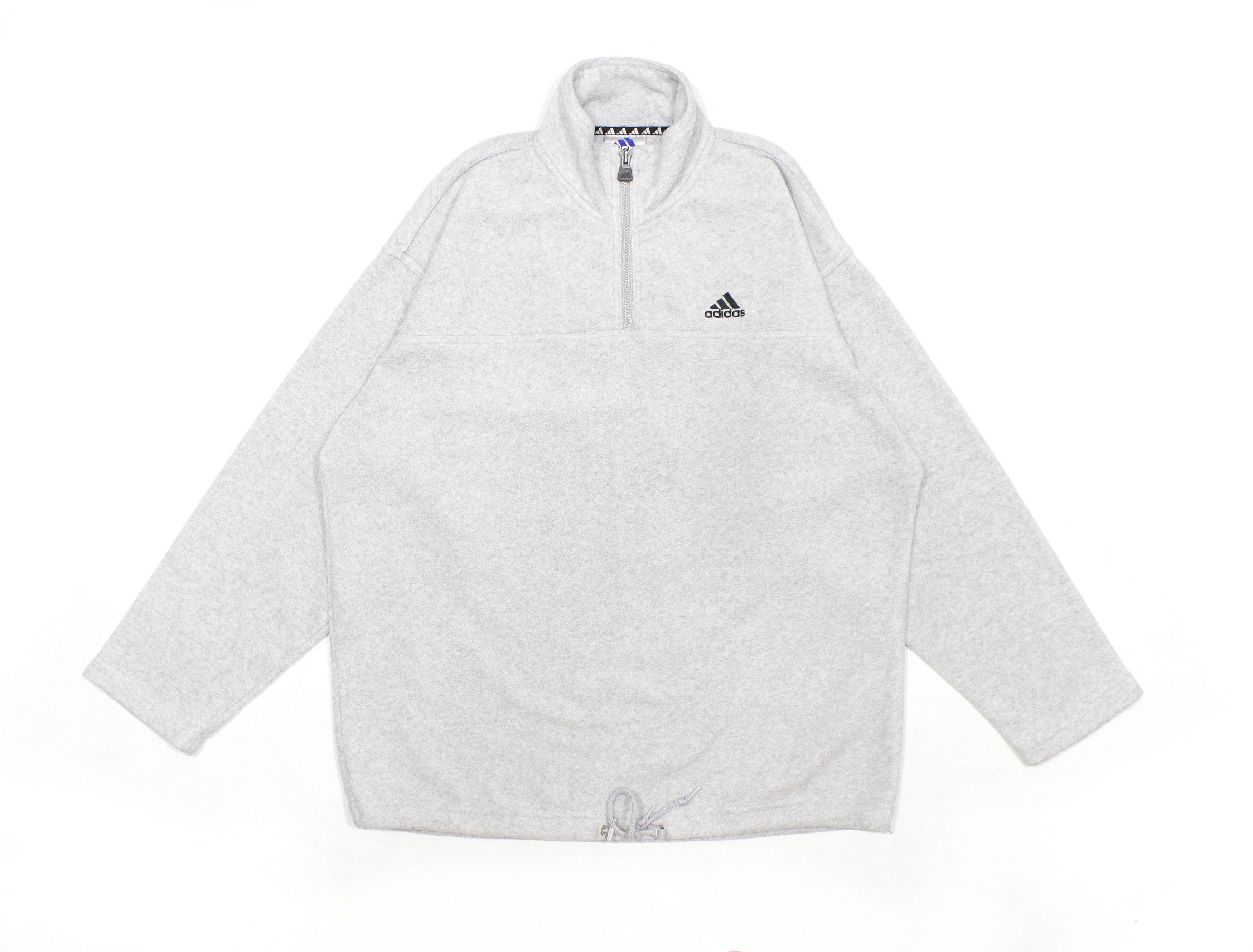 Adidas 90S Logo Baggy Fleece Size US M / EU 48-50 / 2 - 1 Thumbnail