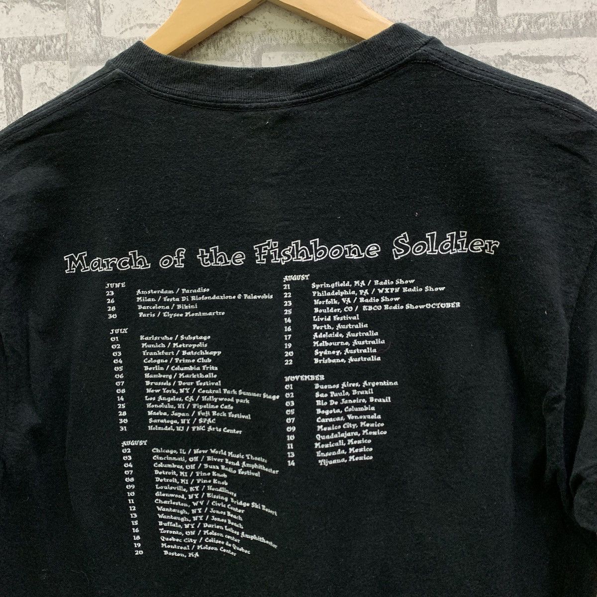 Band Tees Vintage Fishbone March Of The Fishbone Soldier T-shirts Size US M / EU 48-50 / 2 - 7 Thumbnail