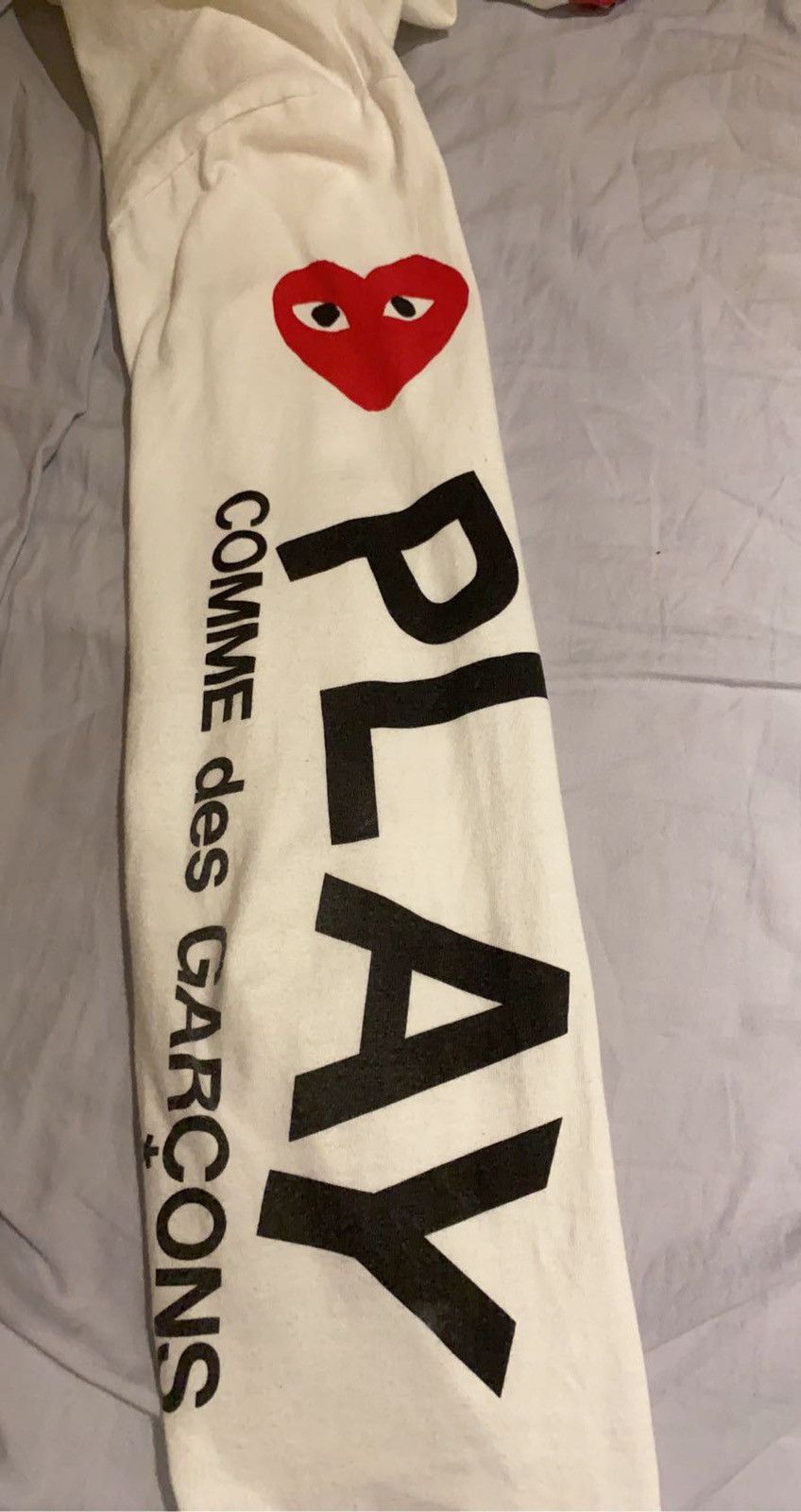 Comme des Garcons PLAY FINAL DROP! Comme Des Garcons Long Sleeve Tee Multi Hearts Size US L / EU 52-54 / 3 - 2 Thumbnail