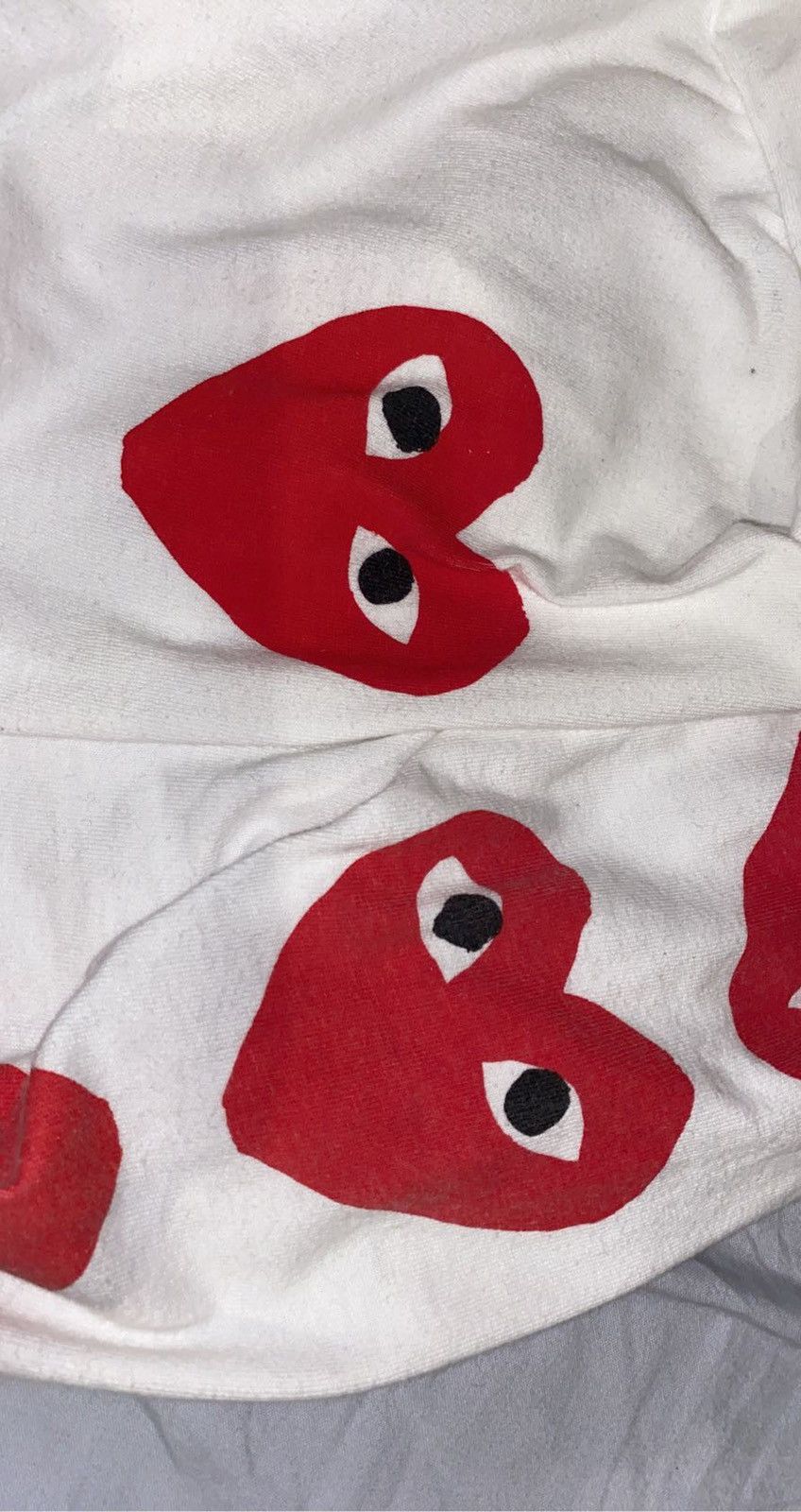 Comme des Garcons PLAY FINAL DROP! Comme Des Garcons Long Sleeve Tee Multi Hearts Size US L / EU 52-54 / 3 - 4 Thumbnail