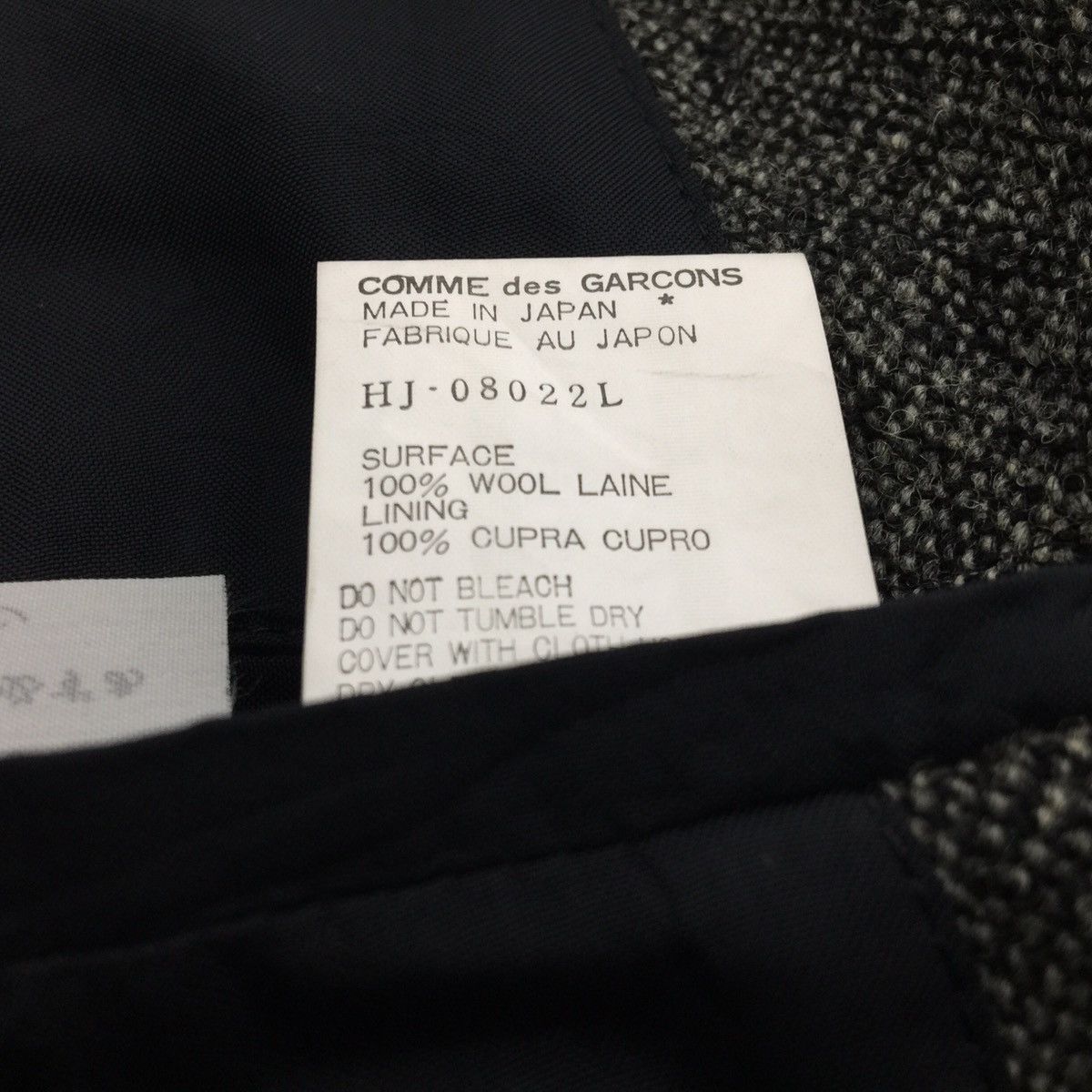 Comme des Garcons Comme Des Garcons Wool Coat Blazer AD 1992 Size 50R - 8 Thumbnail