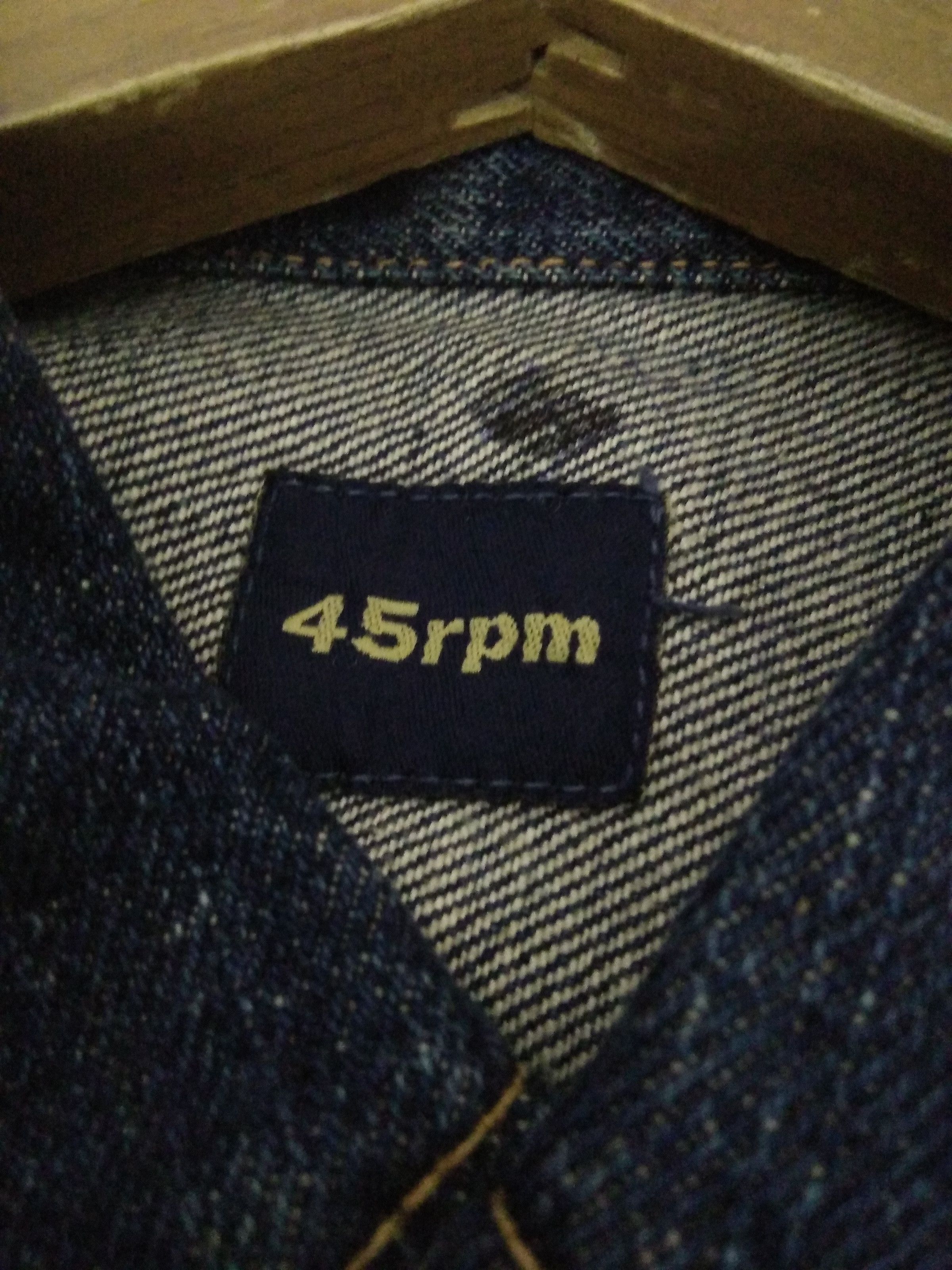 45rpm 45rpm DENIM JAPAN JACKET (A100) Size US S / EU 44-46 / 1 - 3 Thumbnail