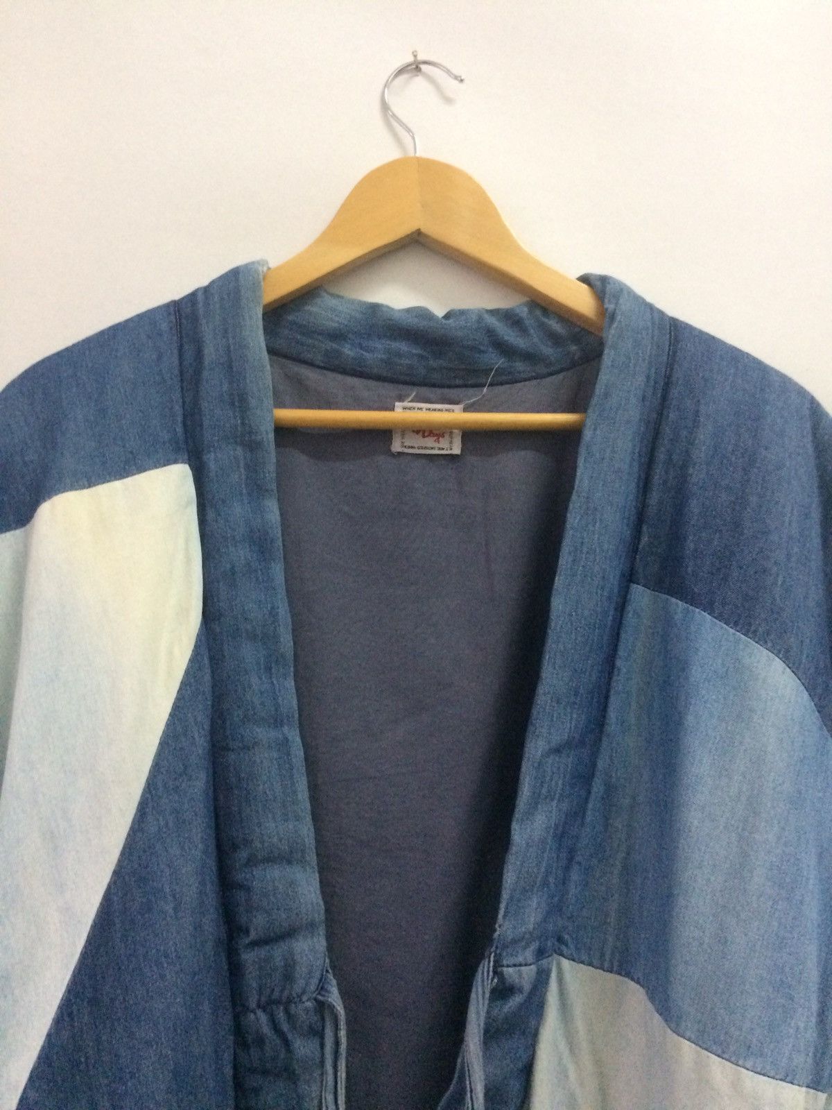 Japanese Brand sanjuro blue indigo Patchwork Like kapital kimono Jacket Size US L / EU 52-54 / 3 - 4 Thumbnail
