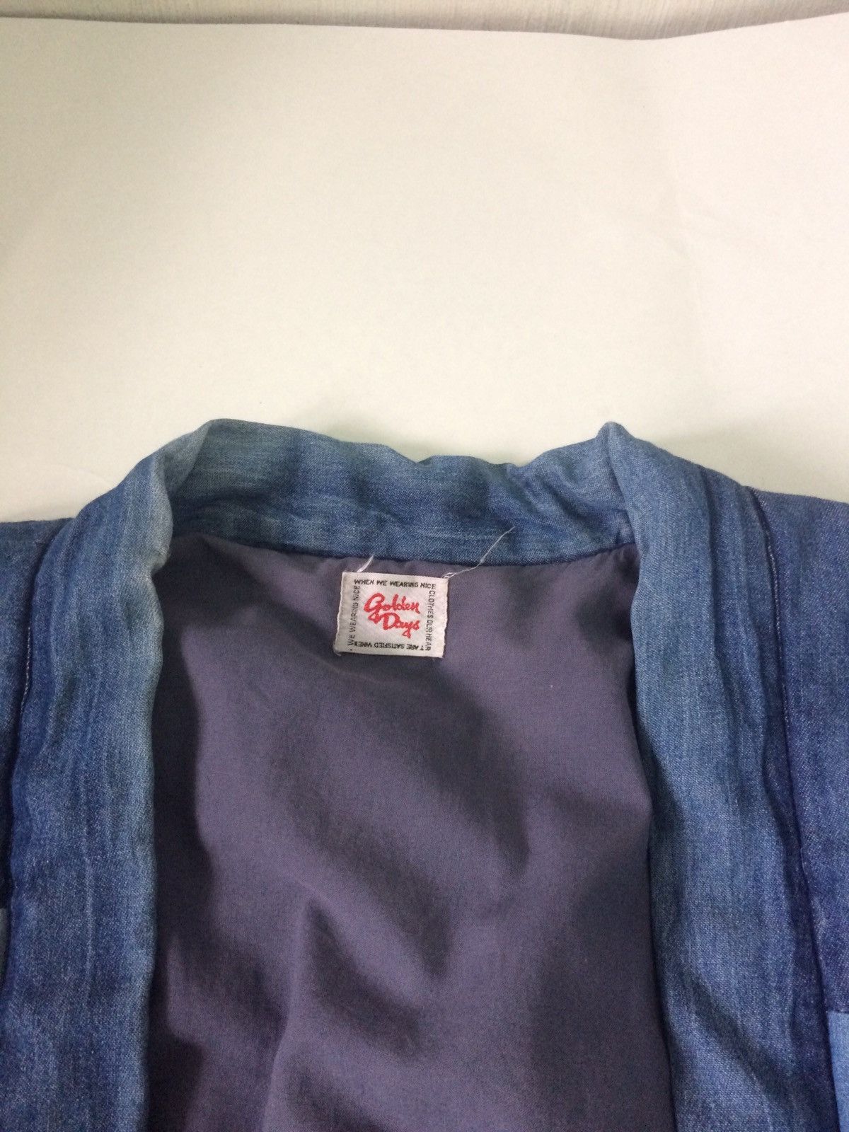 Japanese Brand sanjuro blue indigo Patchwork Like kapital kimono Jacket Size US L / EU 52-54 / 3 - 10 Thumbnail