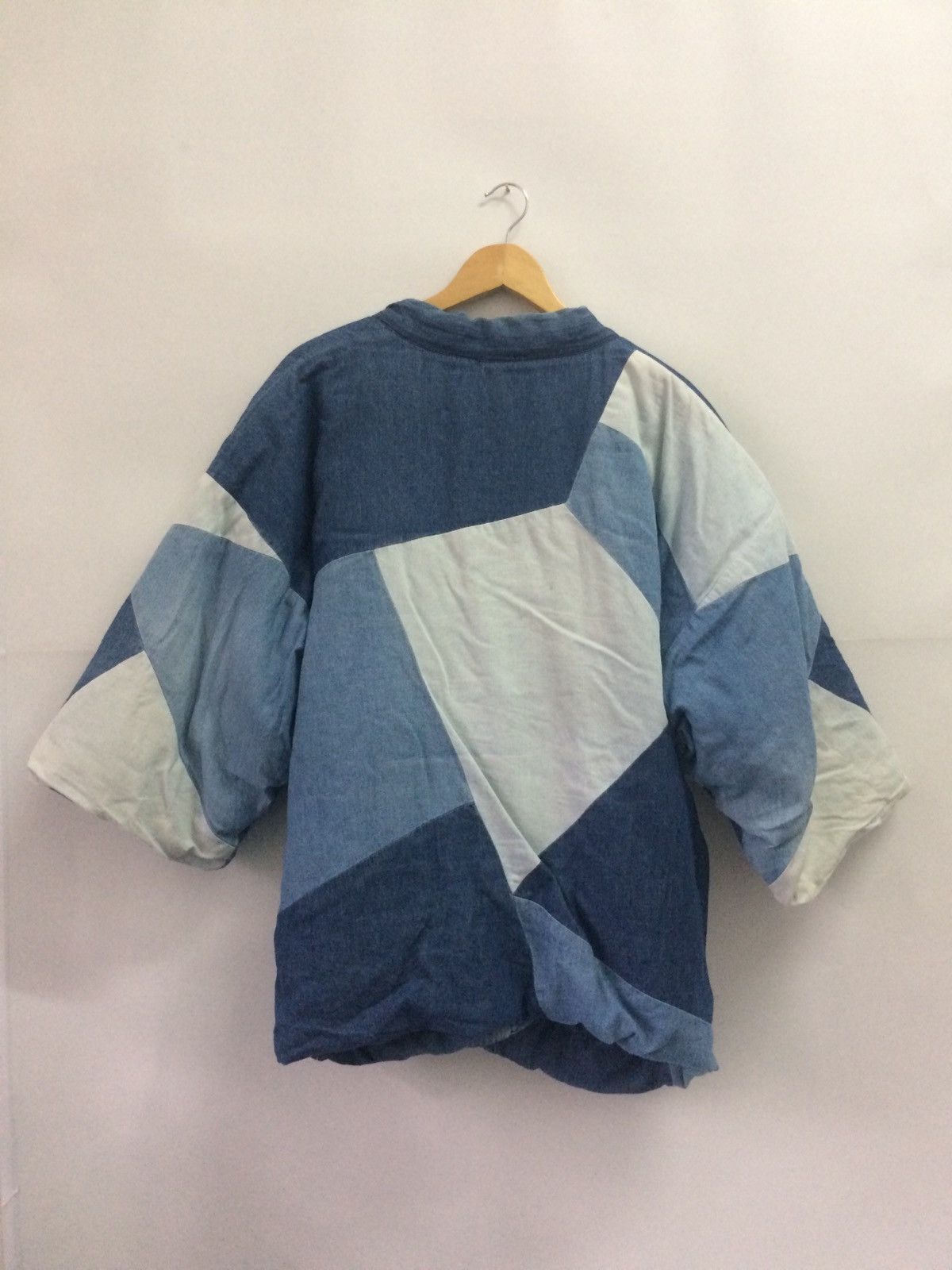 Japanese Brand sanjuro blue indigo Patchwork Like kapital kimono Jacket Size US L / EU 52-54 / 3 - 3 Thumbnail