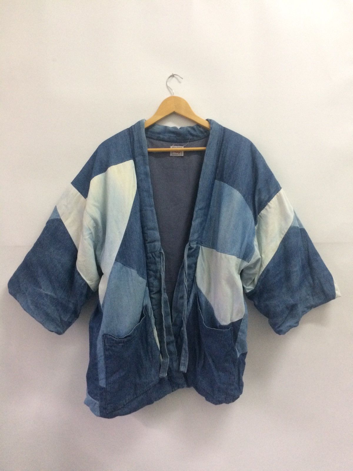 Japanese Brand sanjuro blue indigo Patchwork Like kapital kimono Jacket Size US L / EU 52-54 / 3 - 1 Thumbnail