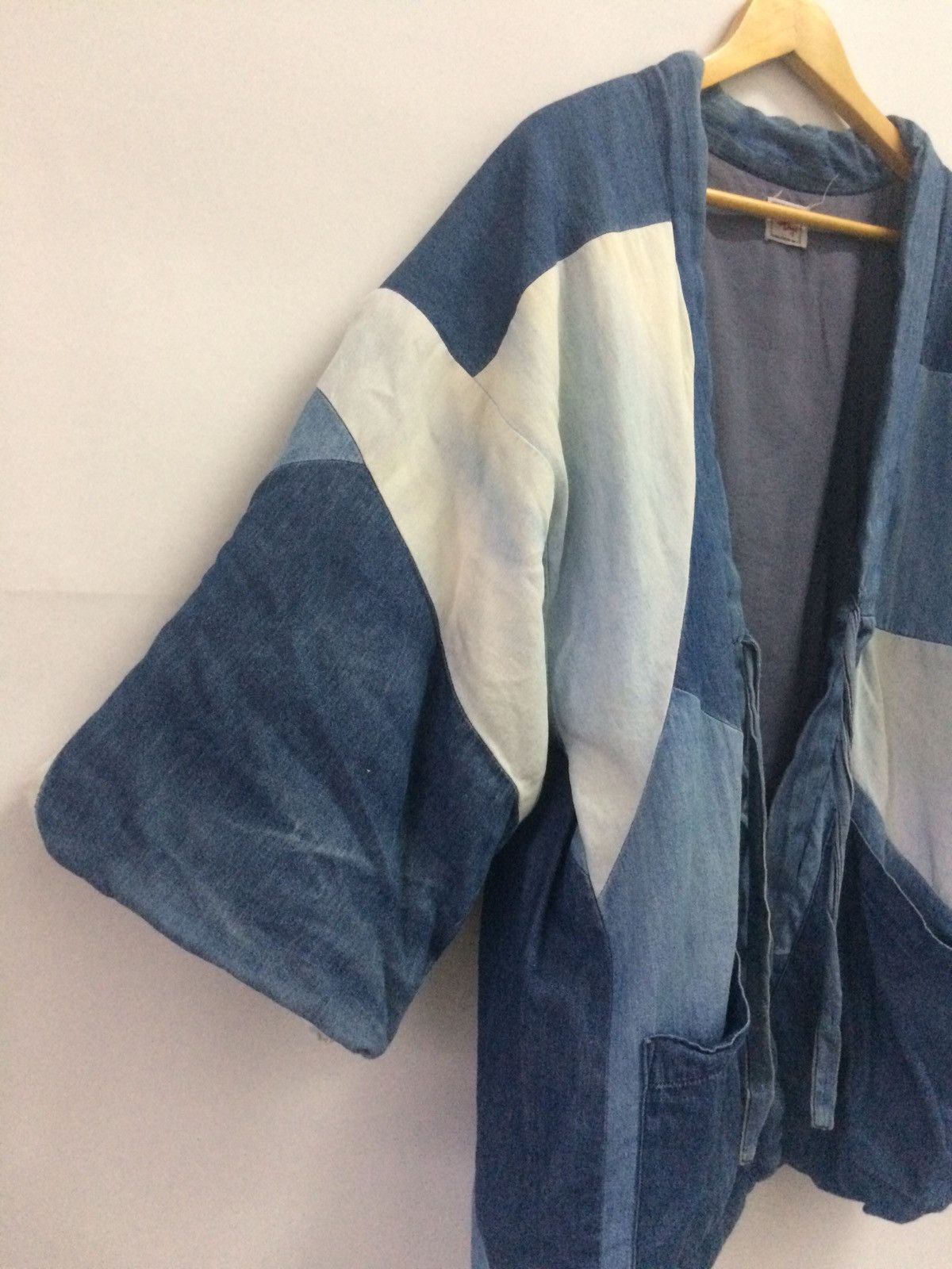 Japanese Brand sanjuro blue indigo Patchwork Like kapital kimono Jacket Size US L / EU 52-54 / 3 - 2 Thumbnail