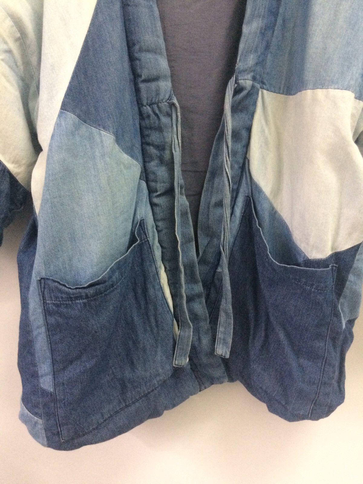 Japanese Brand sanjuro blue indigo Patchwork Like kapital kimono Jacket Size US L / EU 52-54 / 3 - 5 Thumbnail