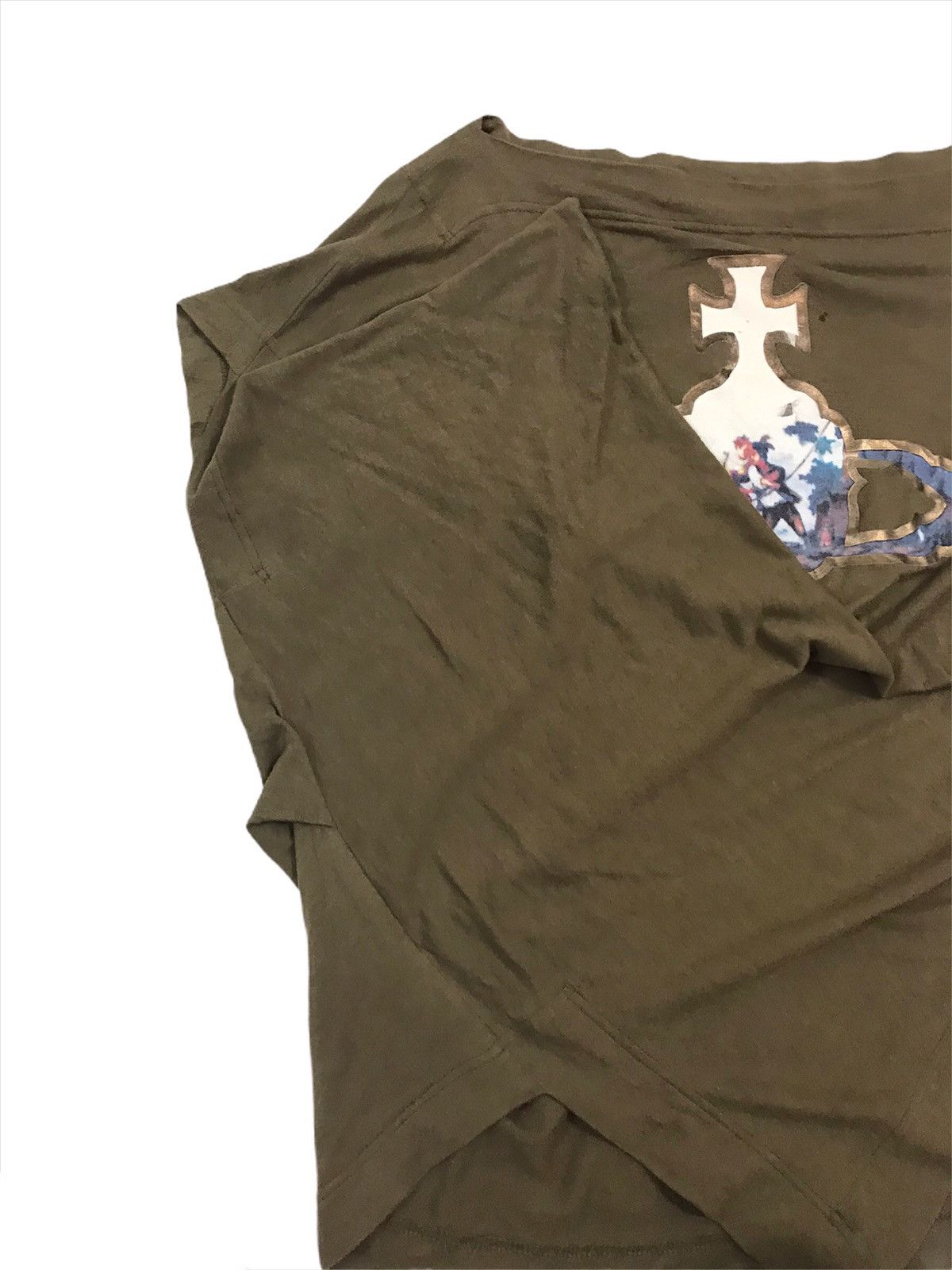 Head🔥 Vivienne Westwood Rare Designer Shirt Big Logo