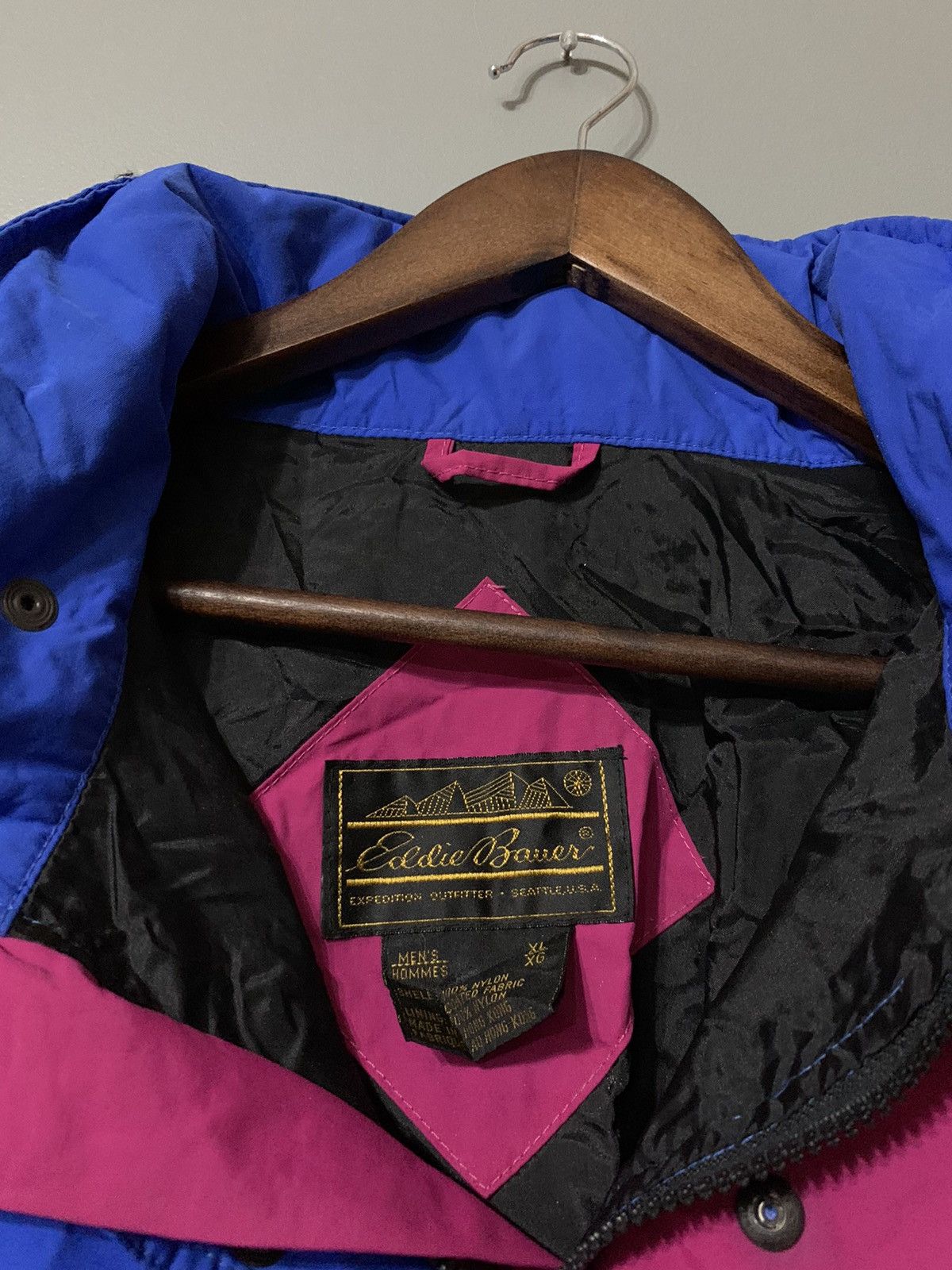80s】old Eddie Bauer zip up nylon jacket 【公式通販】