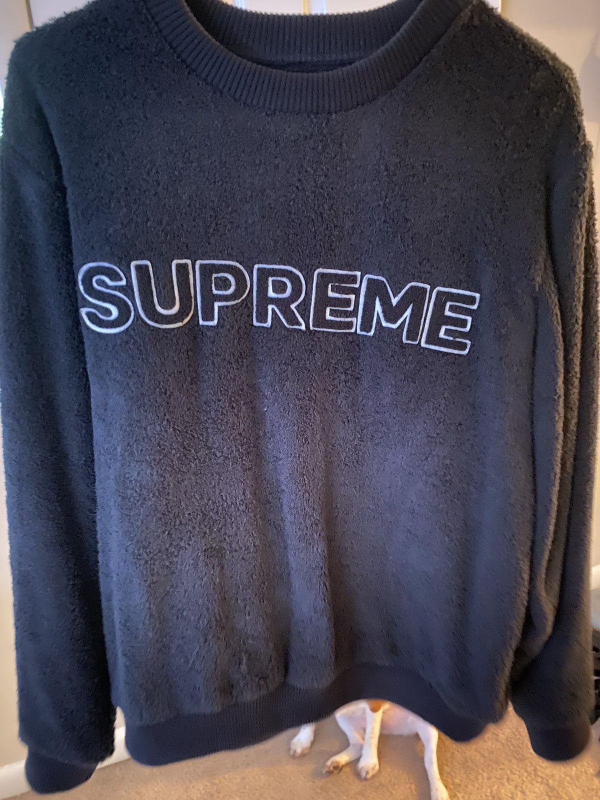 Supreme terry crewneck sale