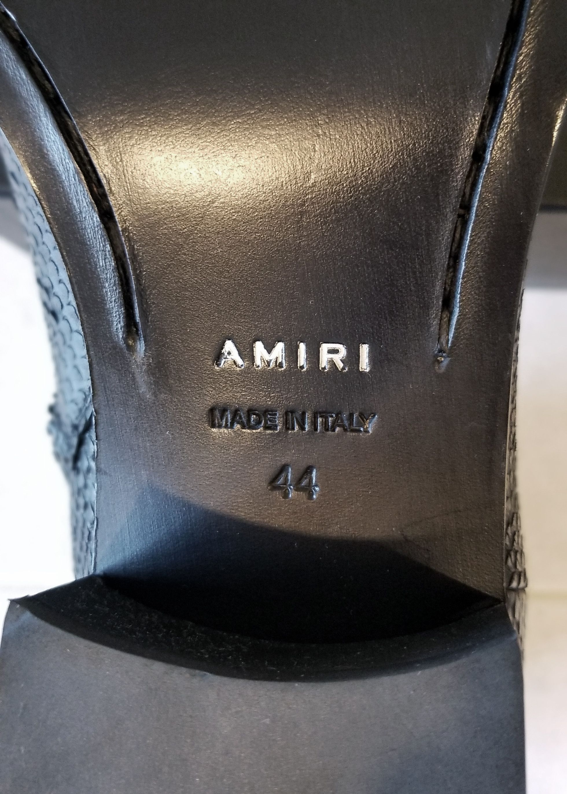 Amiri Black Snake Western Zip Boots Size US 11 / EU 44 - 7 Thumbnail