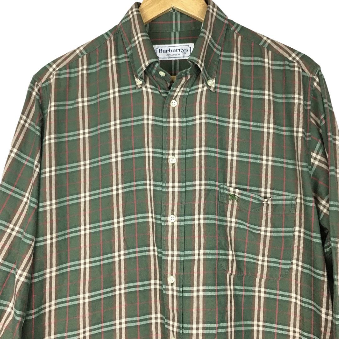 Burberry Vintage Burberry Nova Check Button Front Shirt Size US L / EU 52-54 / 3 - 2 Thumbnail