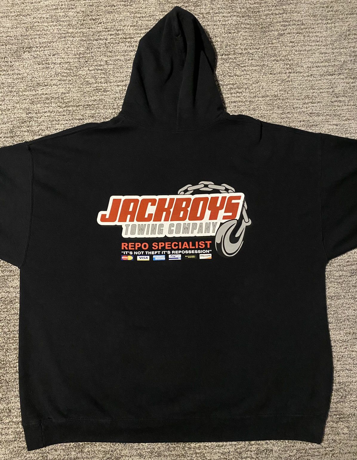 Travis Scott Travis Scott/ Jackboys Repo Towing Company Hoodie 