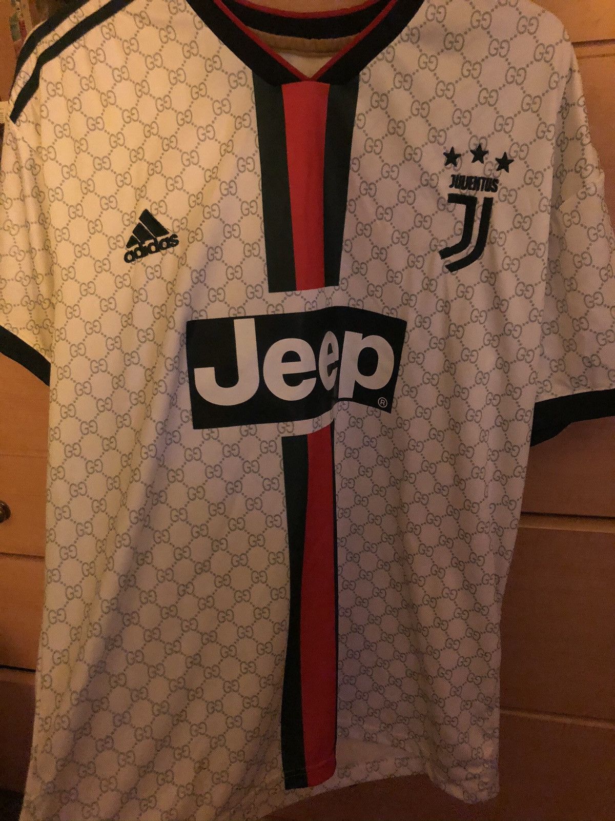 ADIDAS X GUCCI Juventus Soccer Jersey Mens LARGE $80.00 - PicClick