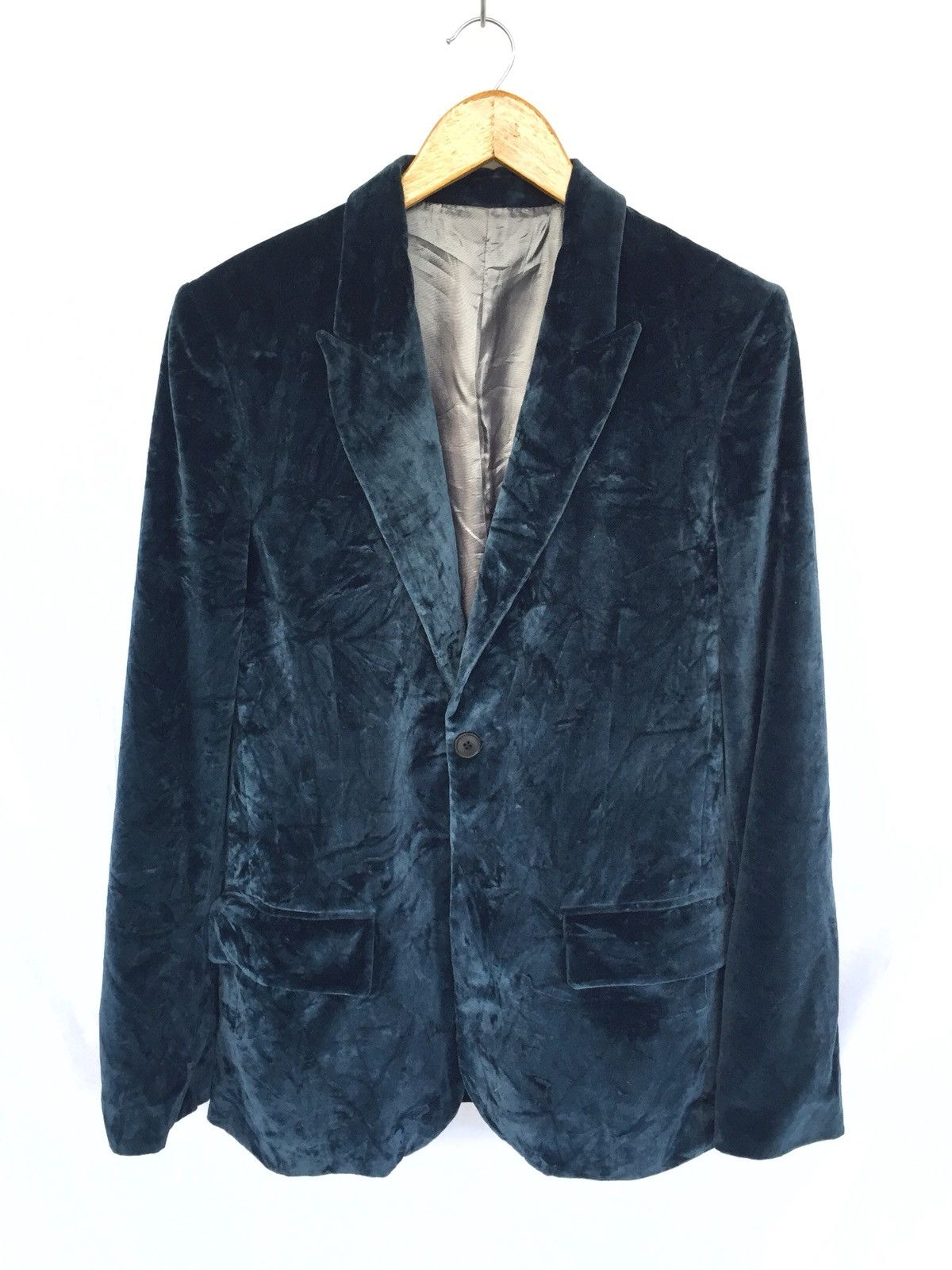 A.P.C. A.P.C. Velvet Rayon Blazer/Coat Size US S / EU 44-46 / 1 - 1 Thumbnail