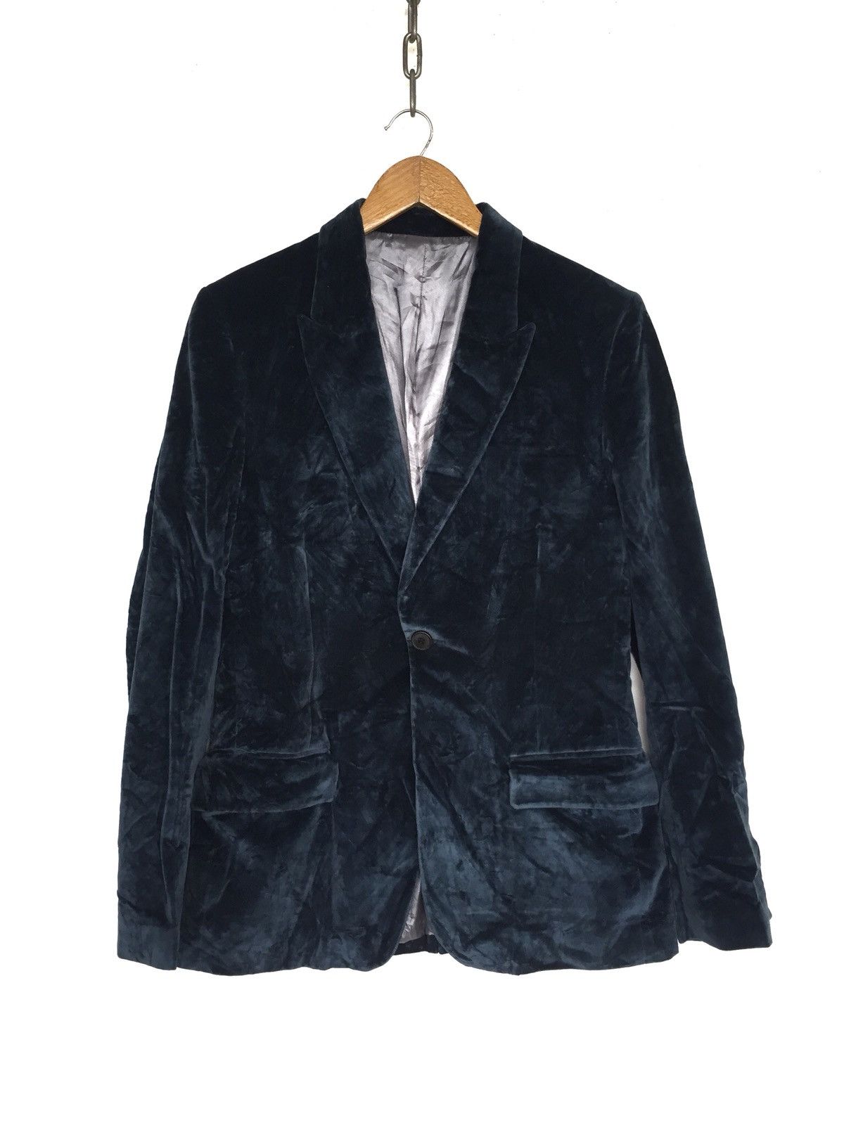 A.P.C. A.P.C. Velvet Rayon Blazer/Coat Size US S / EU 44-46 / 1 - 8 Thumbnail
