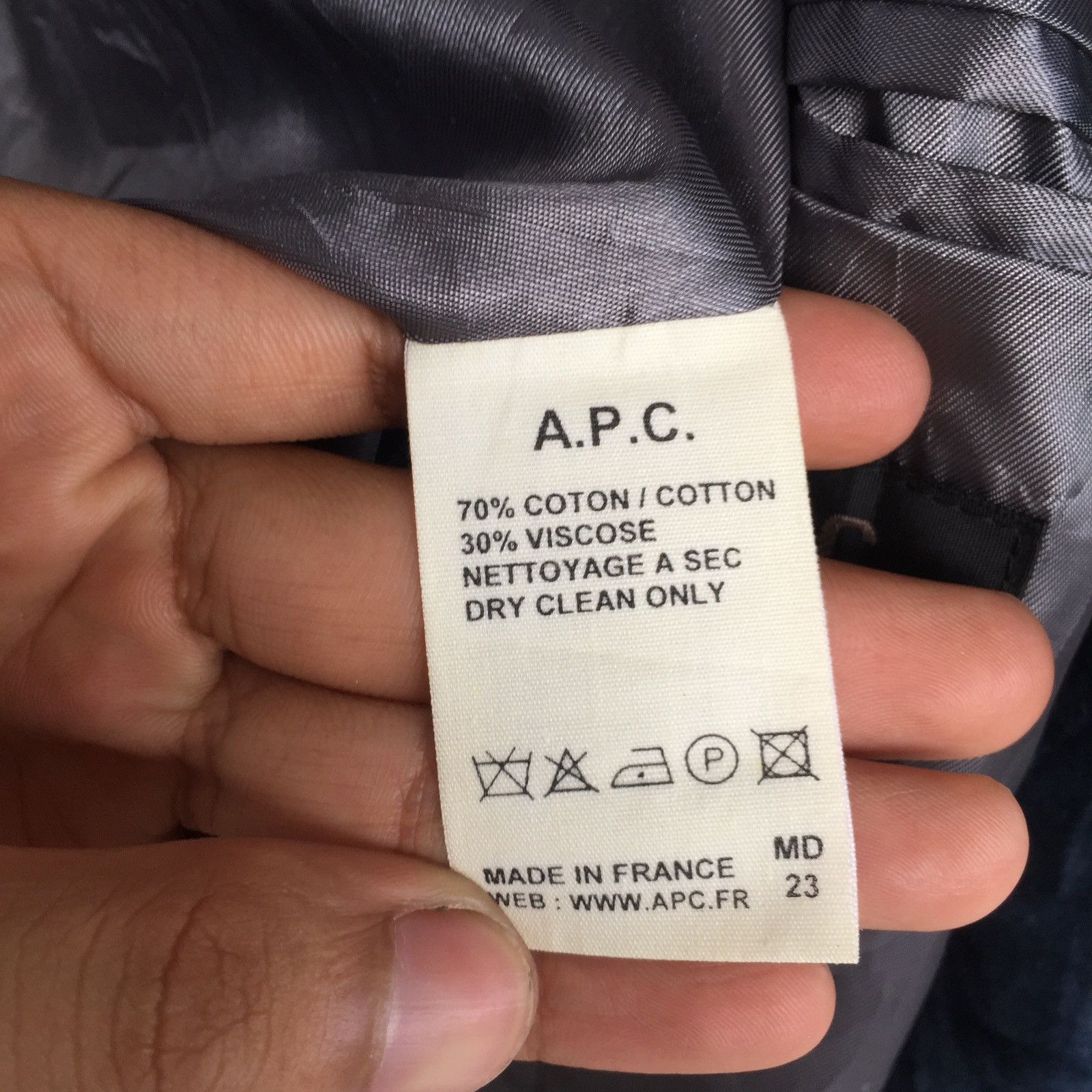 A.P.C. A.P.C. Velvet Rayon Blazer/Coat Size US S / EU 44-46 / 1 - 7 Thumbnail