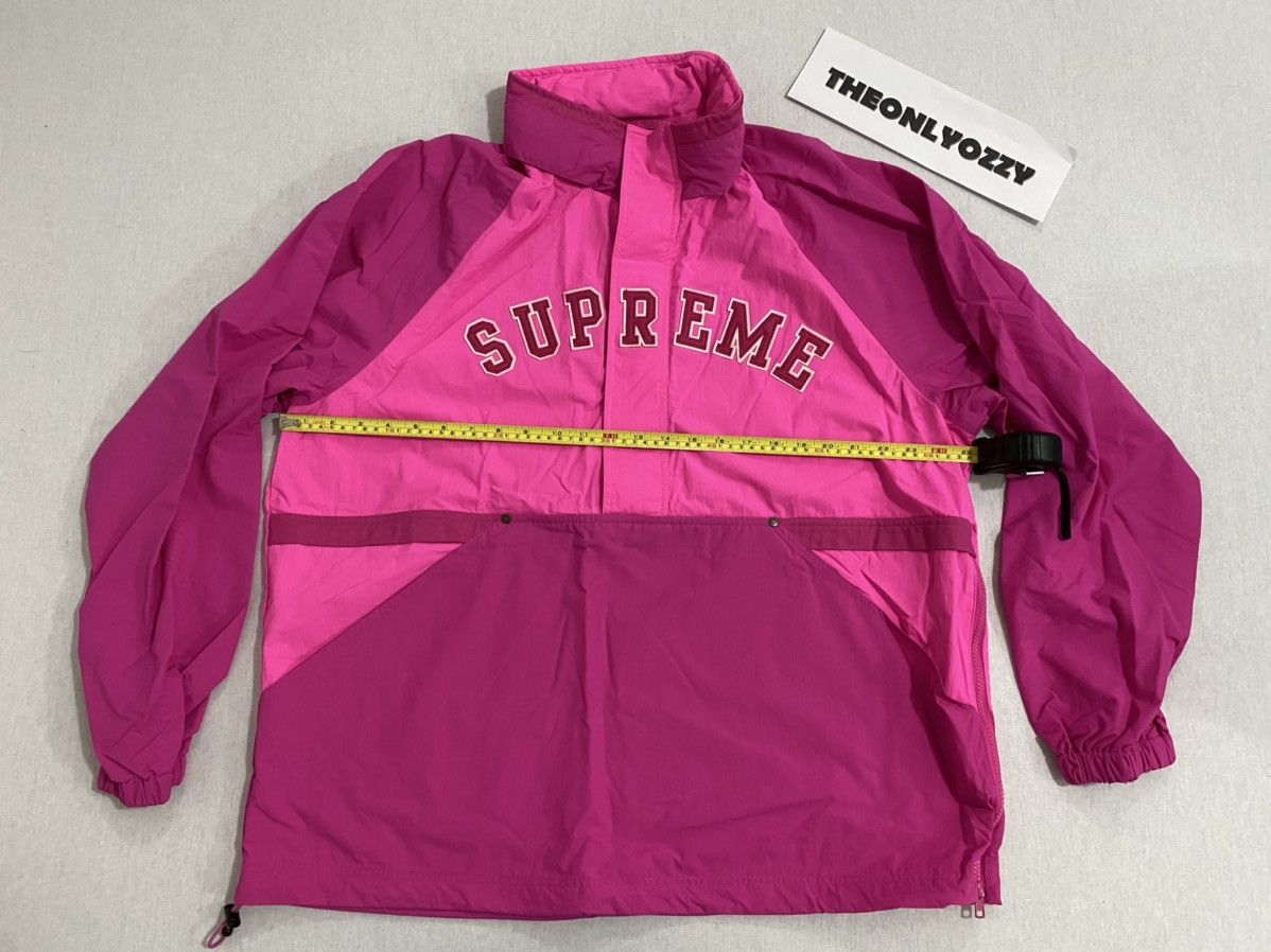 Supreme Supreme Court Half Zip Pullover Magenta Pink XL Grailed