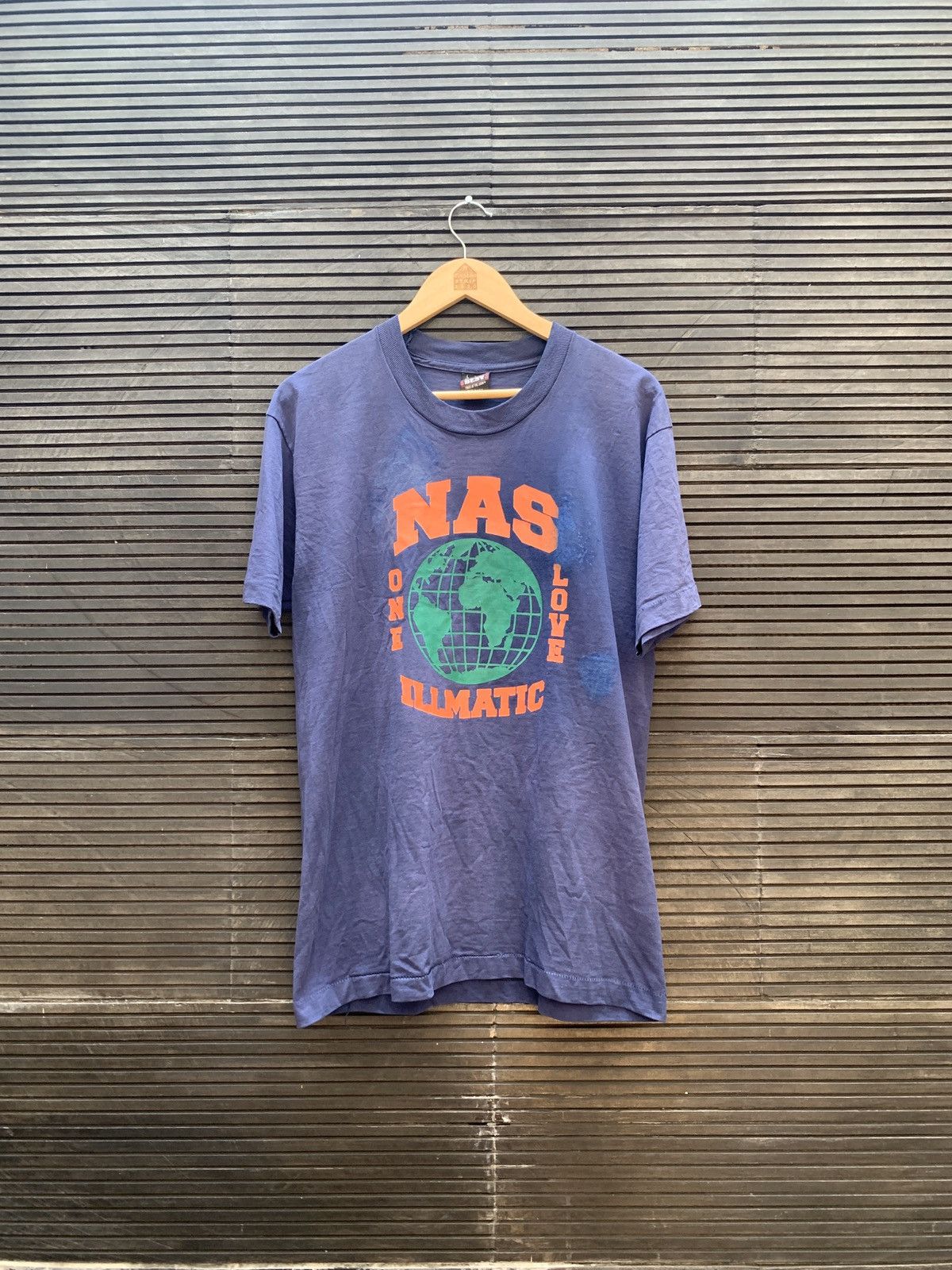 Vintage 1994 Nas “Illmatic One Love” Promo T-Shirt⁣