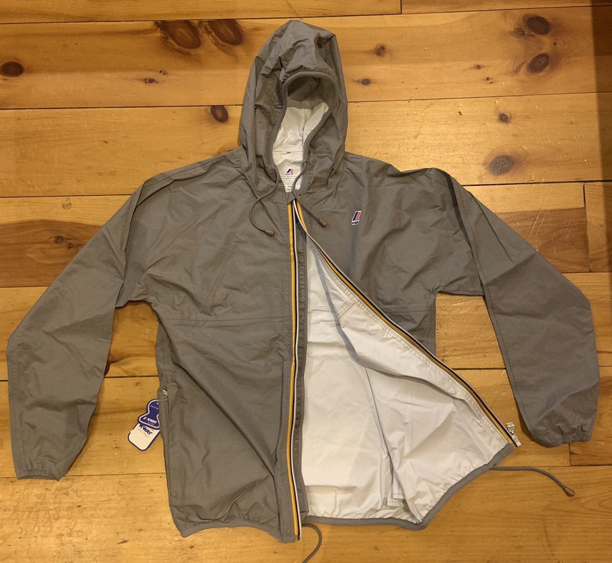 K-Way NWOT Med K-Way Lightweight Jacket - Steel Grey Size US M / EU 48-50 / 2 - 6 Thumbnail