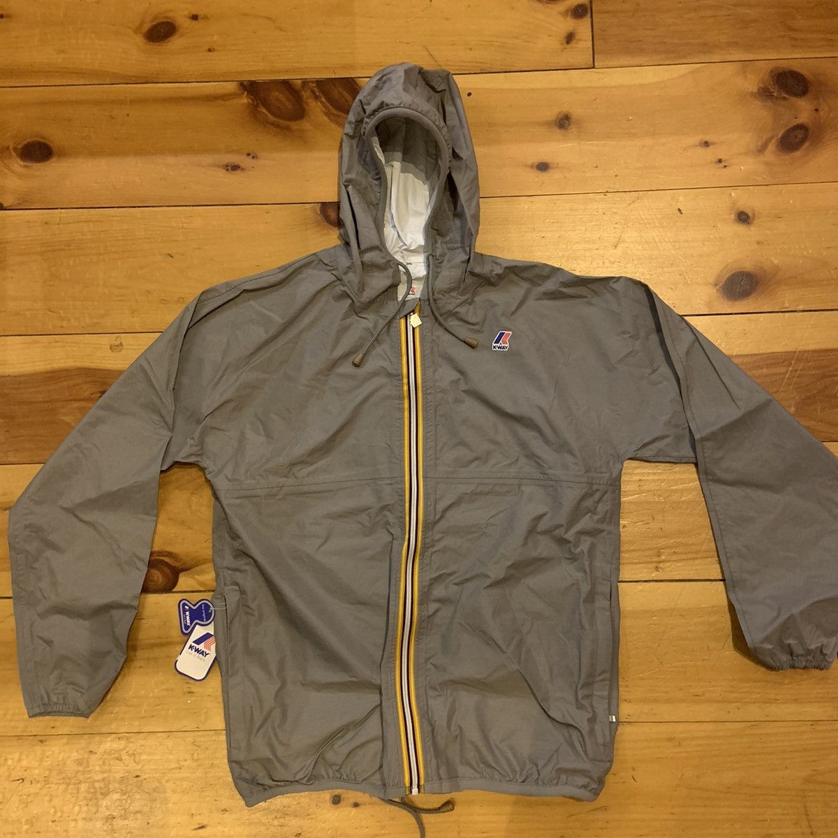 K-Way NWOT Med K-Way Lightweight Jacket - Steel Grey Size US M / EU 48-50 / 2 - 5 Thumbnail