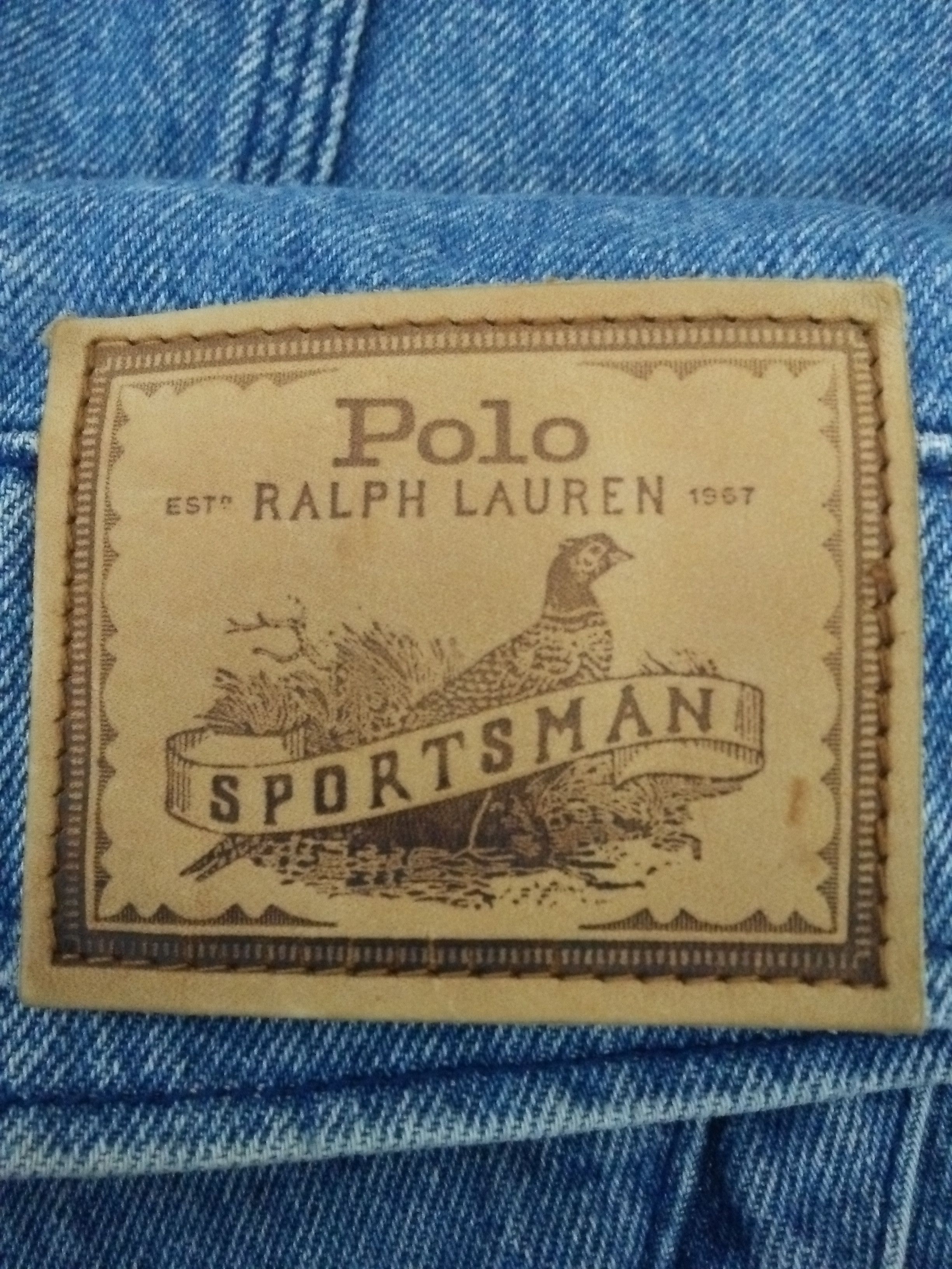 Polo Ralph Lauren 90s POLO RALPH LAUREN SPORTSMAN DENIM JACKET (B119) Size US M / EU 48-50 / 2 - 7 Thumbnail