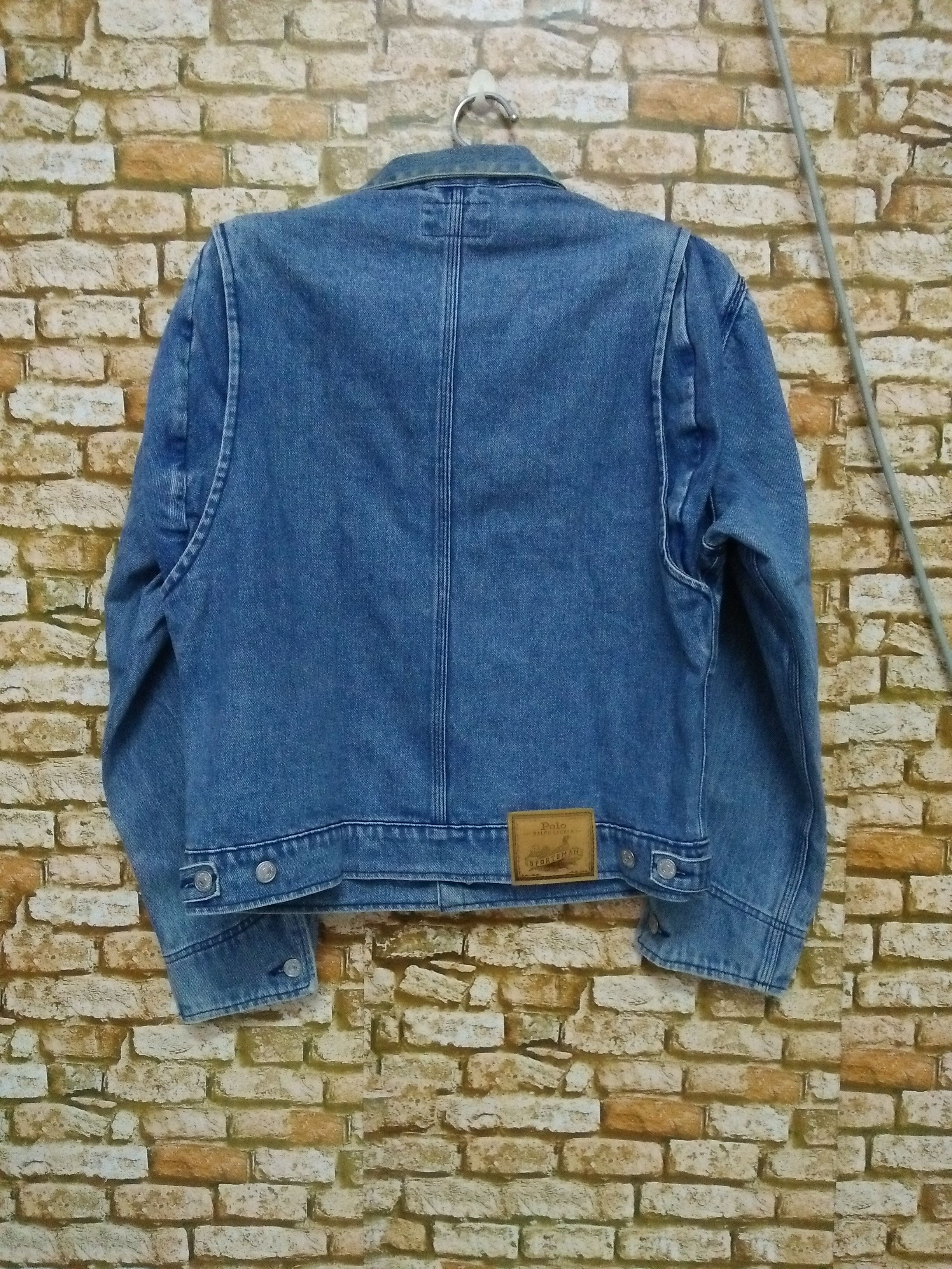 Polo Ralph Lauren 90s POLO RALPH LAUREN SPORTSMAN DENIM JACKET (B119) Size US M / EU 48-50 / 2 - 2 Thumbnail