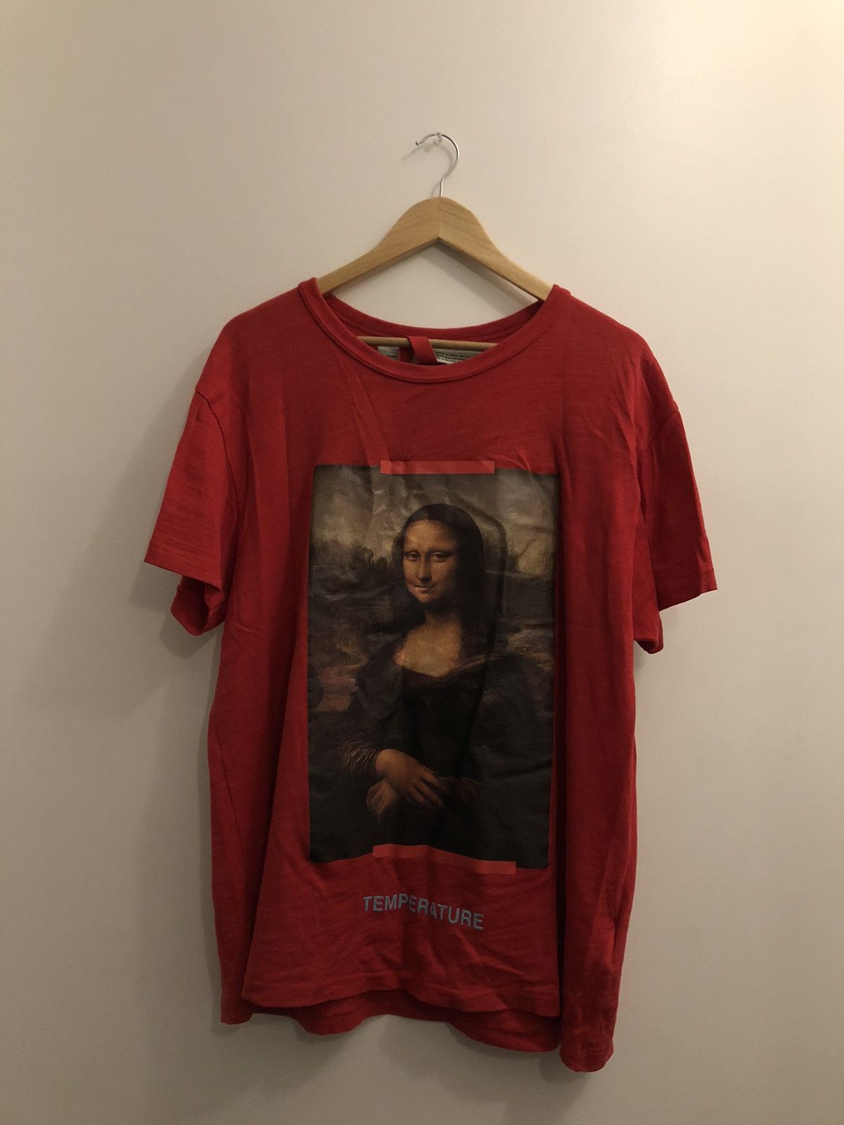 Off White SOLD Mona Lisa Temperature Tee Grailed