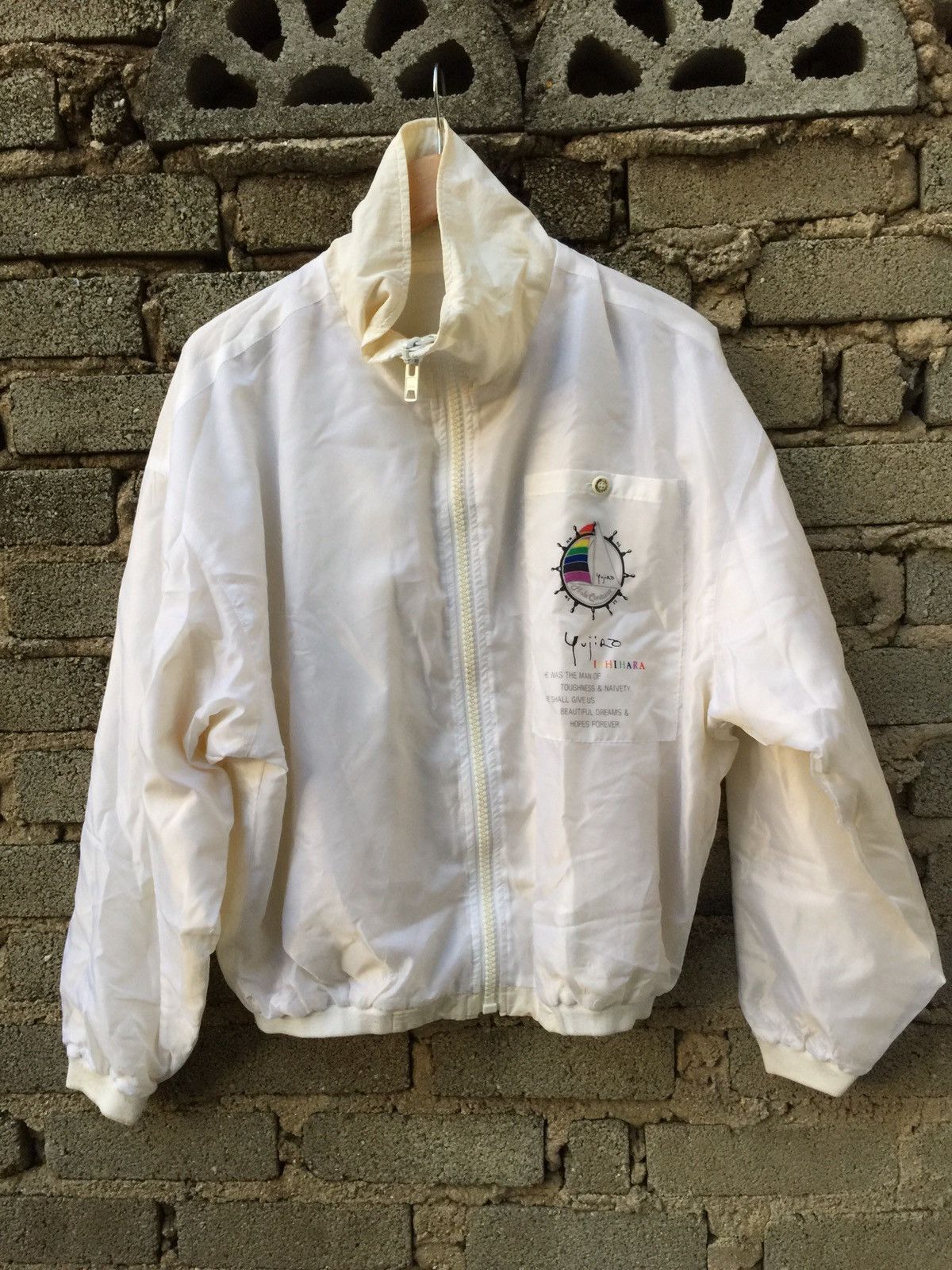 Vintage YUJIRO ISHIHARA REVERSIBLE JACKET WHITE | Grailed