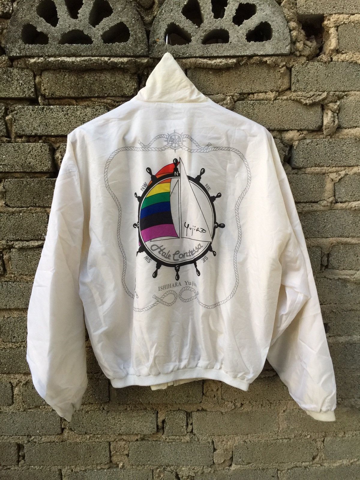 Vintage YUJIRO ISHIHARA REVERSIBLE JACKET WHITE | Grailed