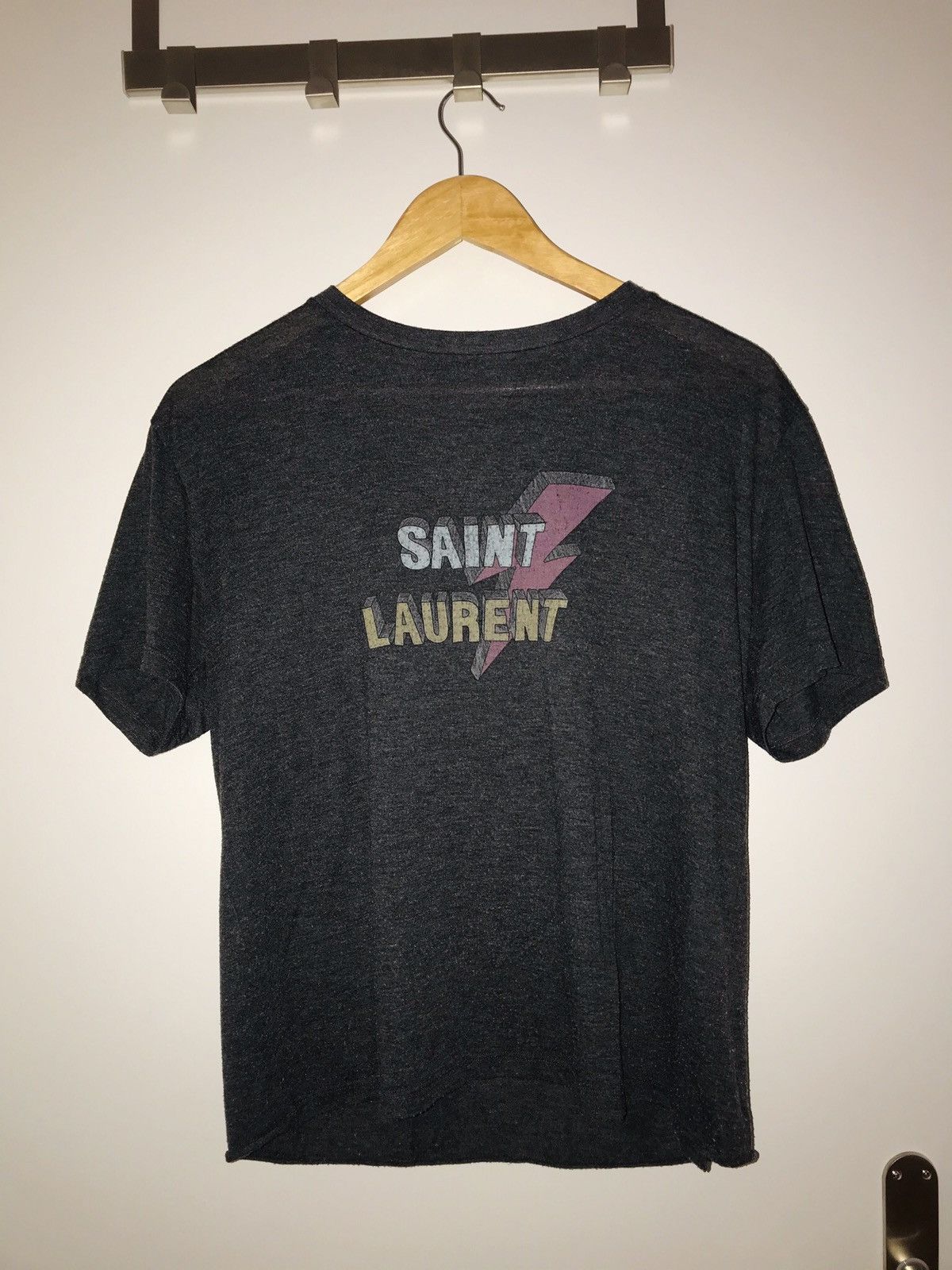 Saint laurent lightning bolt shirt on sale