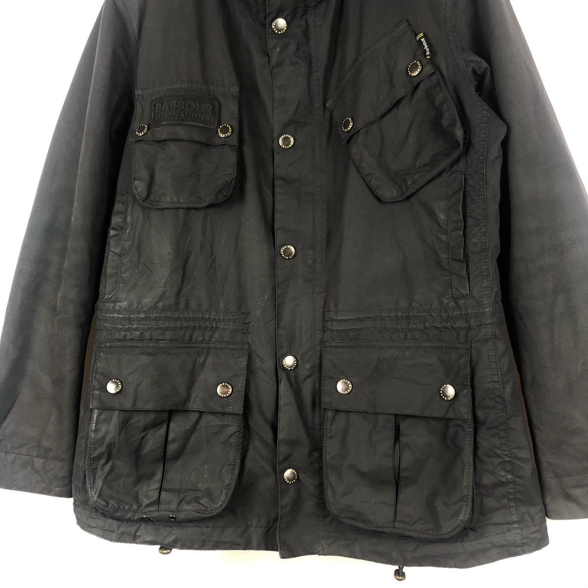 Barbour Vintage Barbour Waxed Jacket/ Parka Size US M / EU 48-50 / 2 - 3 Thumbnail