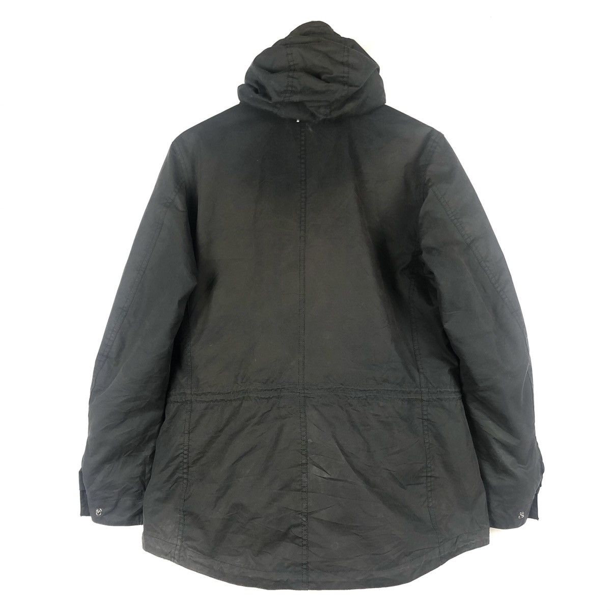 Barbour Vintage Barbour Waxed Jacket/ Parka Size US M / EU 48-50 / 2 - 2 Thumbnail