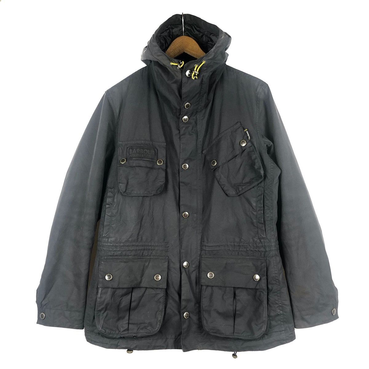 Barbour Vintage Barbour Waxed Jacket/ Parka Size US M / EU 48-50 / 2 - 1 Thumbnail