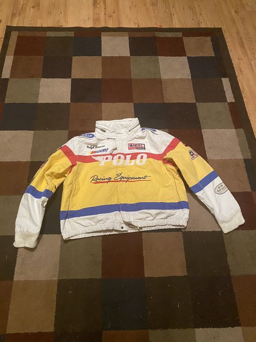 Polo ralph lauren 2024 canvas racing jacket