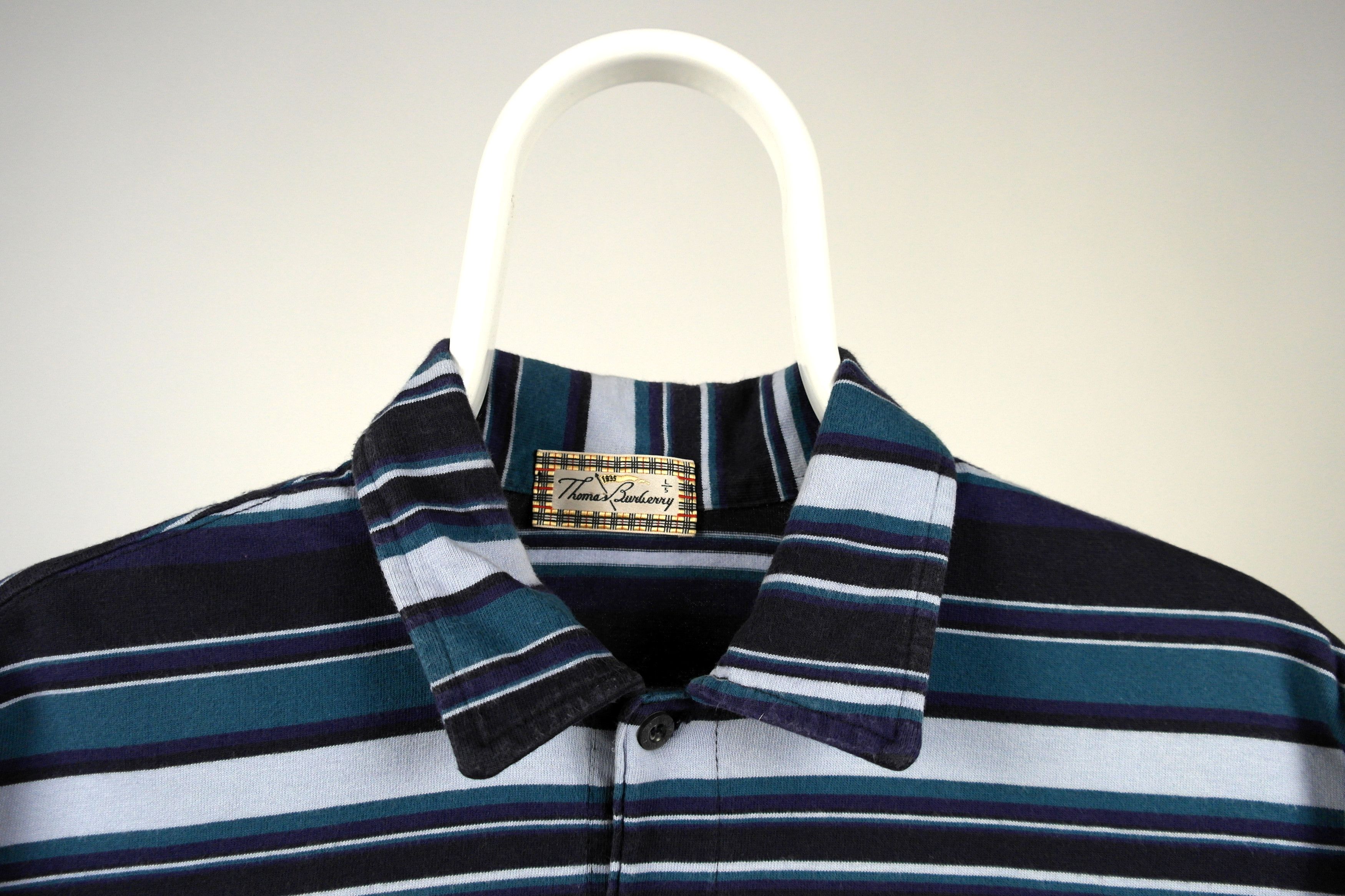 Burberry × Vintage Thomas Burberry Vintage polo Size US L / EU 52-54 / 3 - 5 Thumbnail