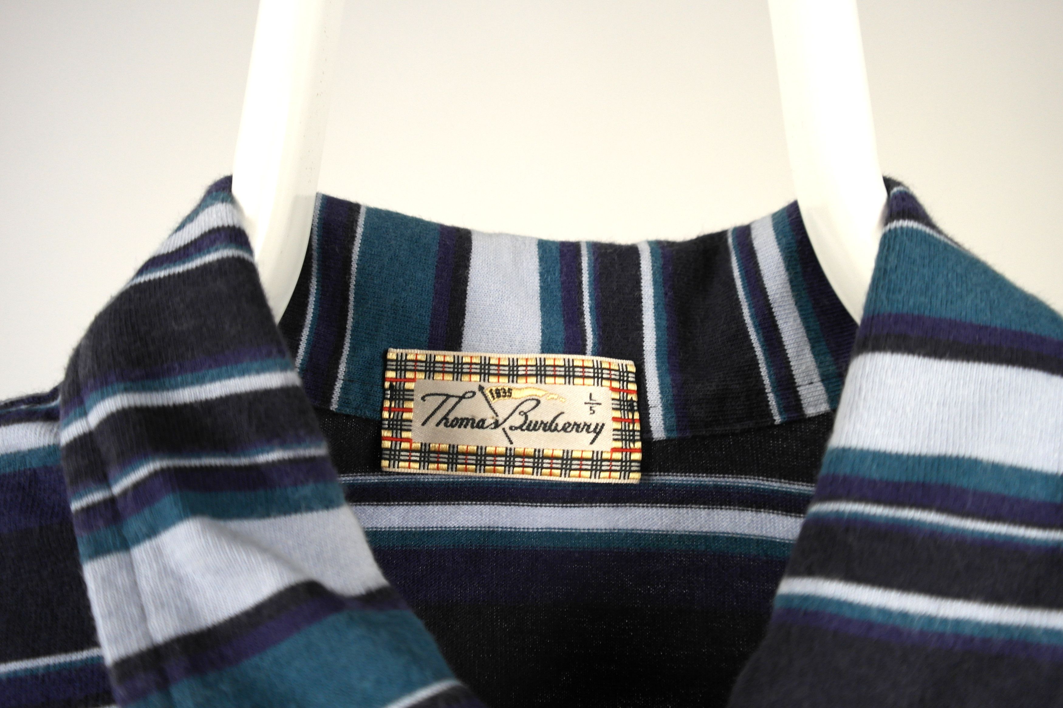 Burberry × Vintage Thomas Burberry Vintage polo Size US L / EU 52-54 / 3 - 6 Thumbnail