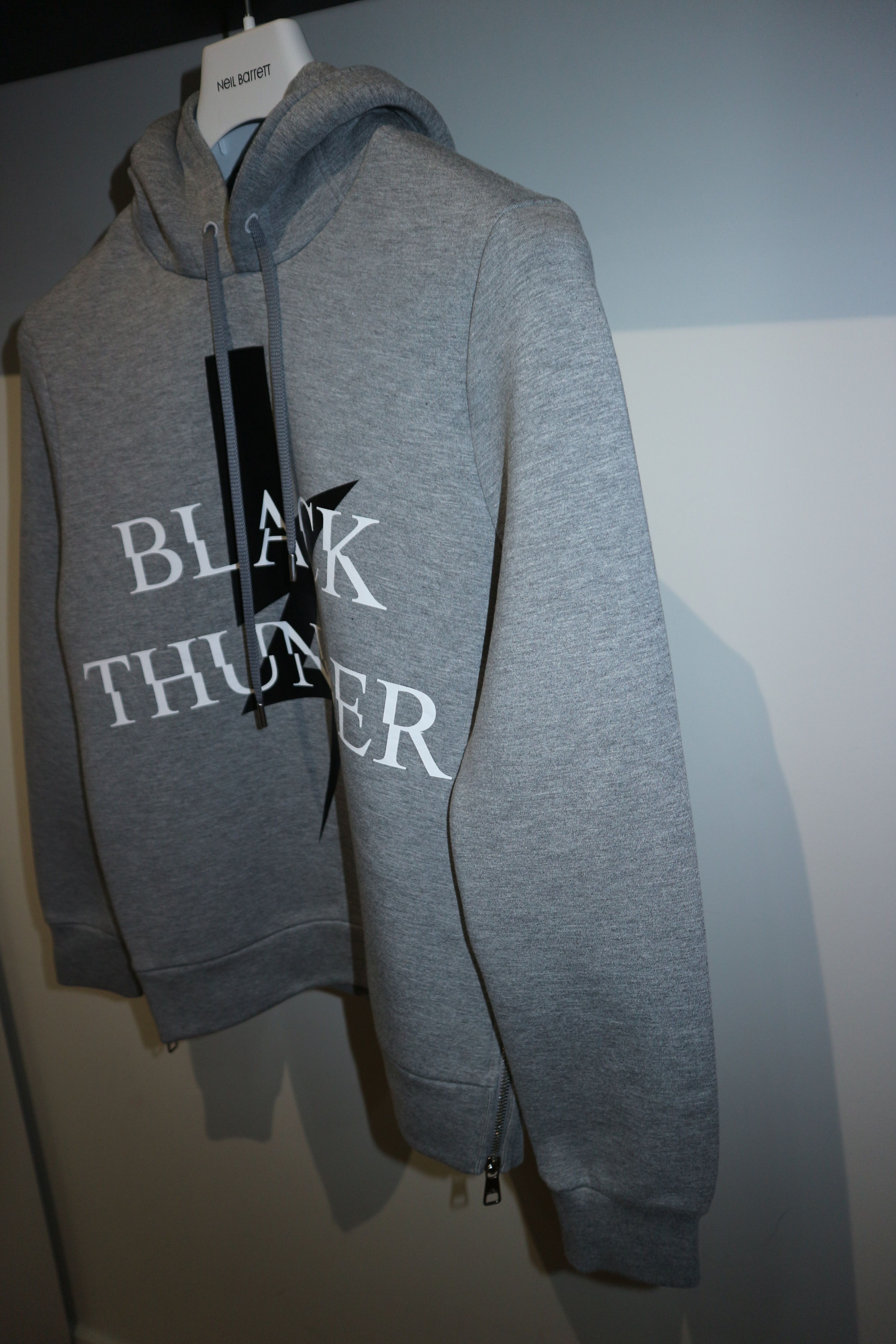 Neil Barrett printed neoprene hoodie Size US XS / EU 42 / 0 - 2 Thumbnail