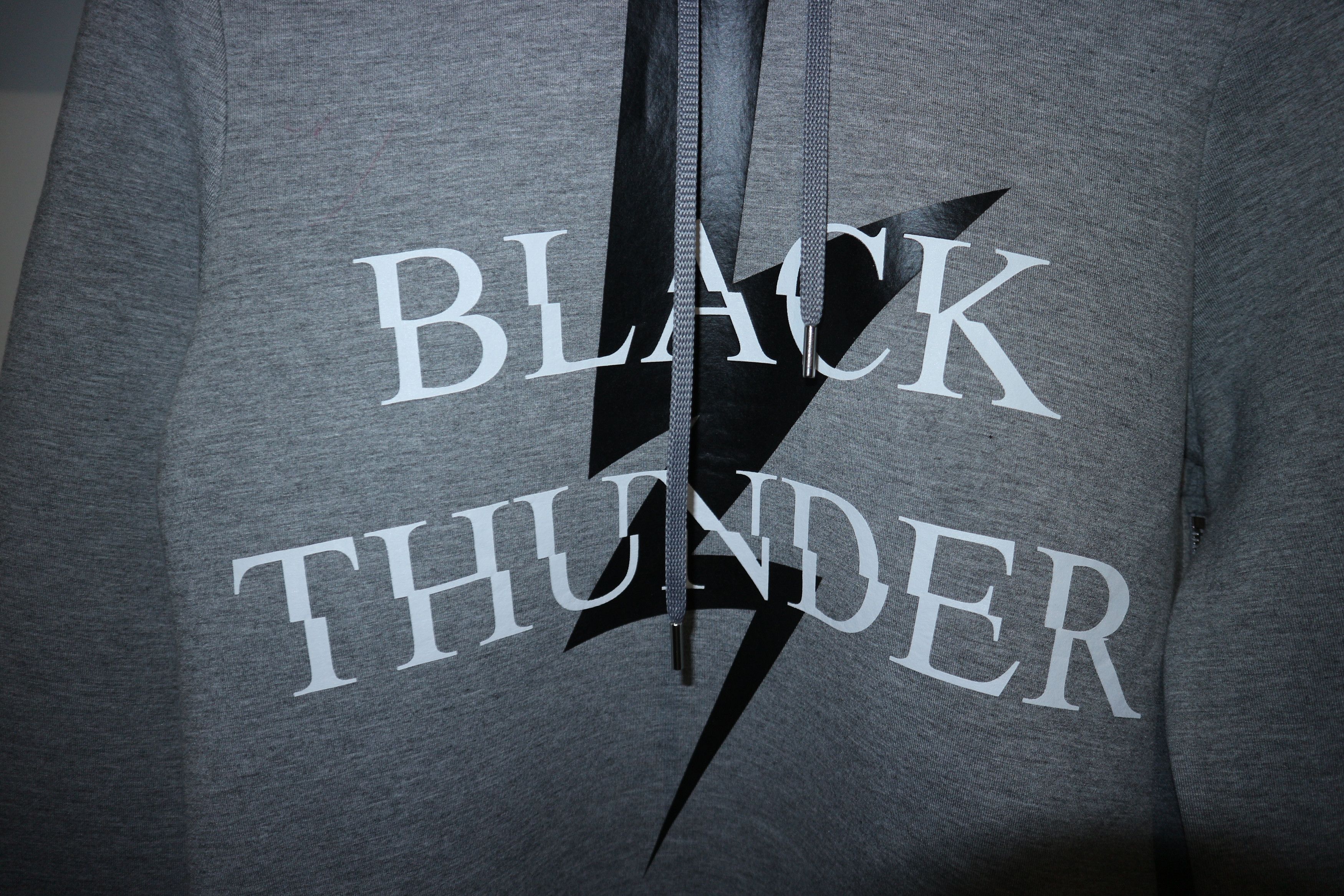 Neil Barrett printed neoprene hoodie Size US XS / EU 42 / 0 - 4 Thumbnail