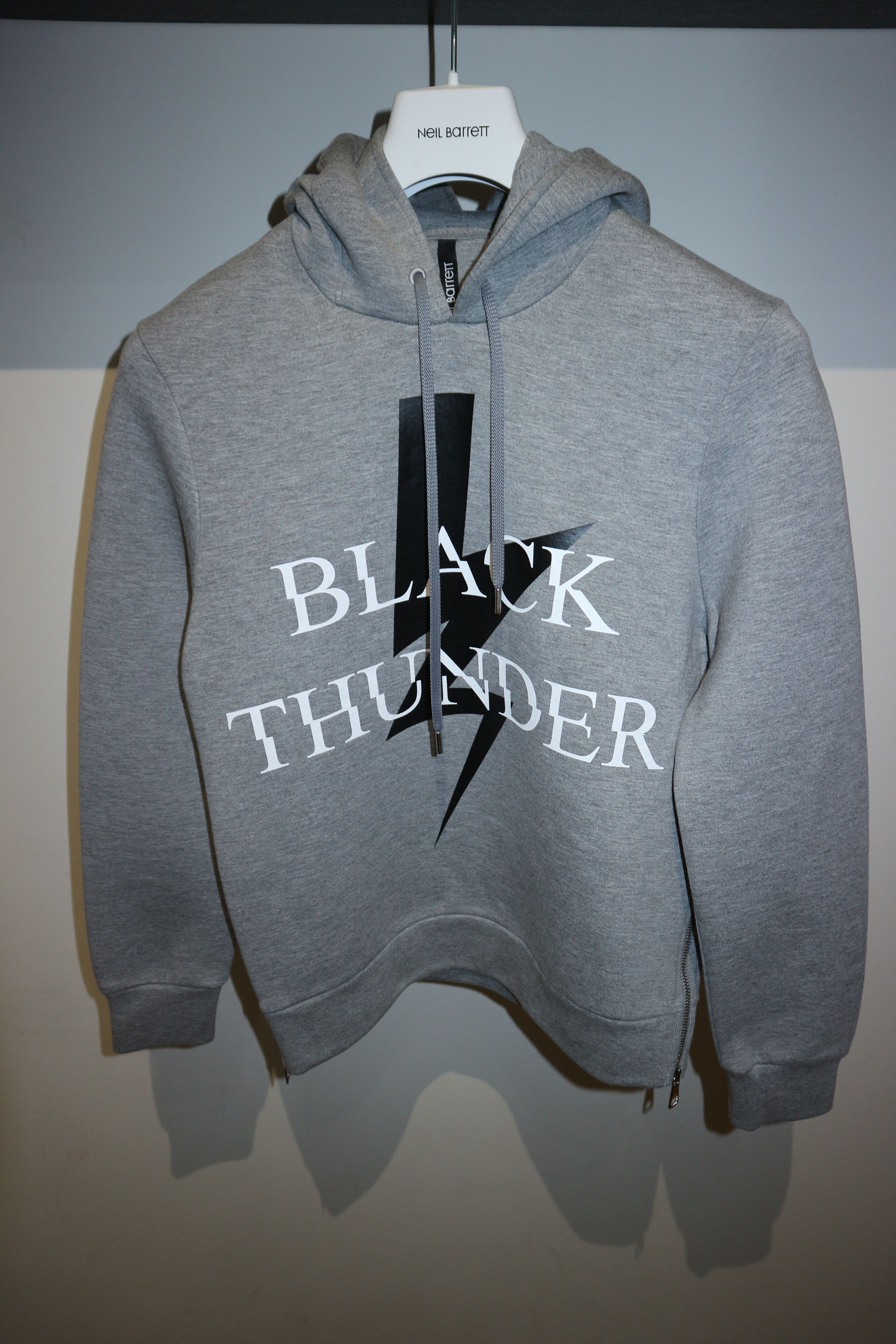 Neil Barrett printed neoprene hoodie Size US XS / EU 42 / 0 - 1 Thumbnail
