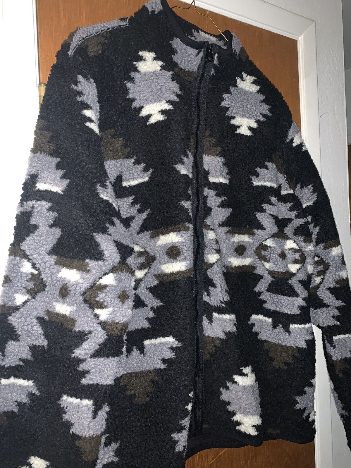 Lucky Brand *Rare* Brand New Lucky Brand Fleece Southwestern Zip - Sz L Size US L / EU 52-54 / 3 - 2 Thumbnail