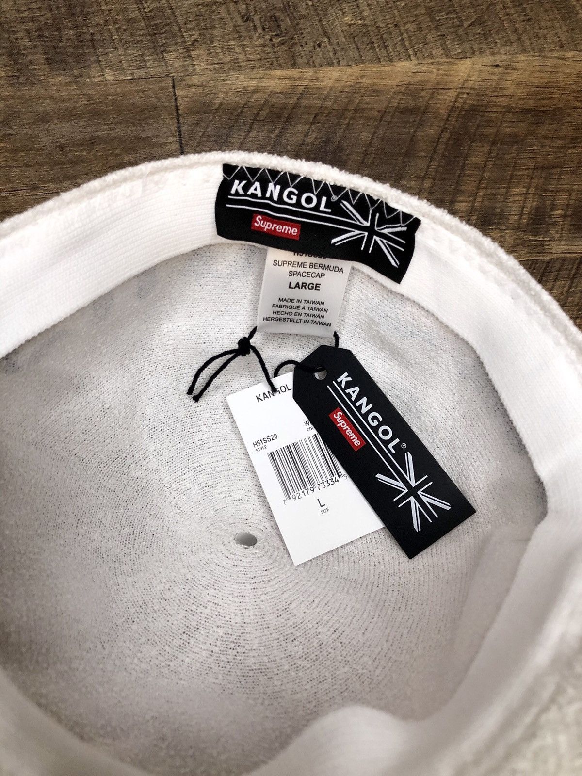 Kangol × Supreme Supreme Kangol Bermuda Spacecap White Size ONE SIZE - 5 Thumbnail