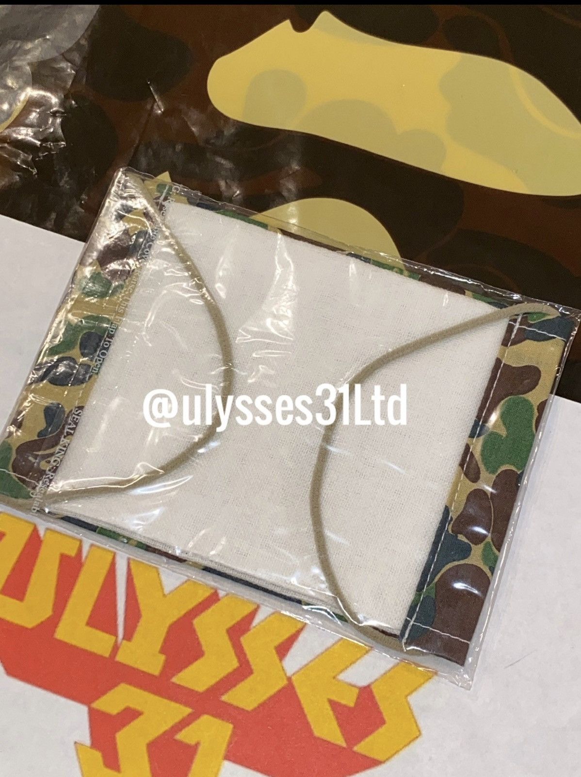 Nigo Bape 1st Camo Mask New DS Size ONE SIZE - 4 Thumbnail