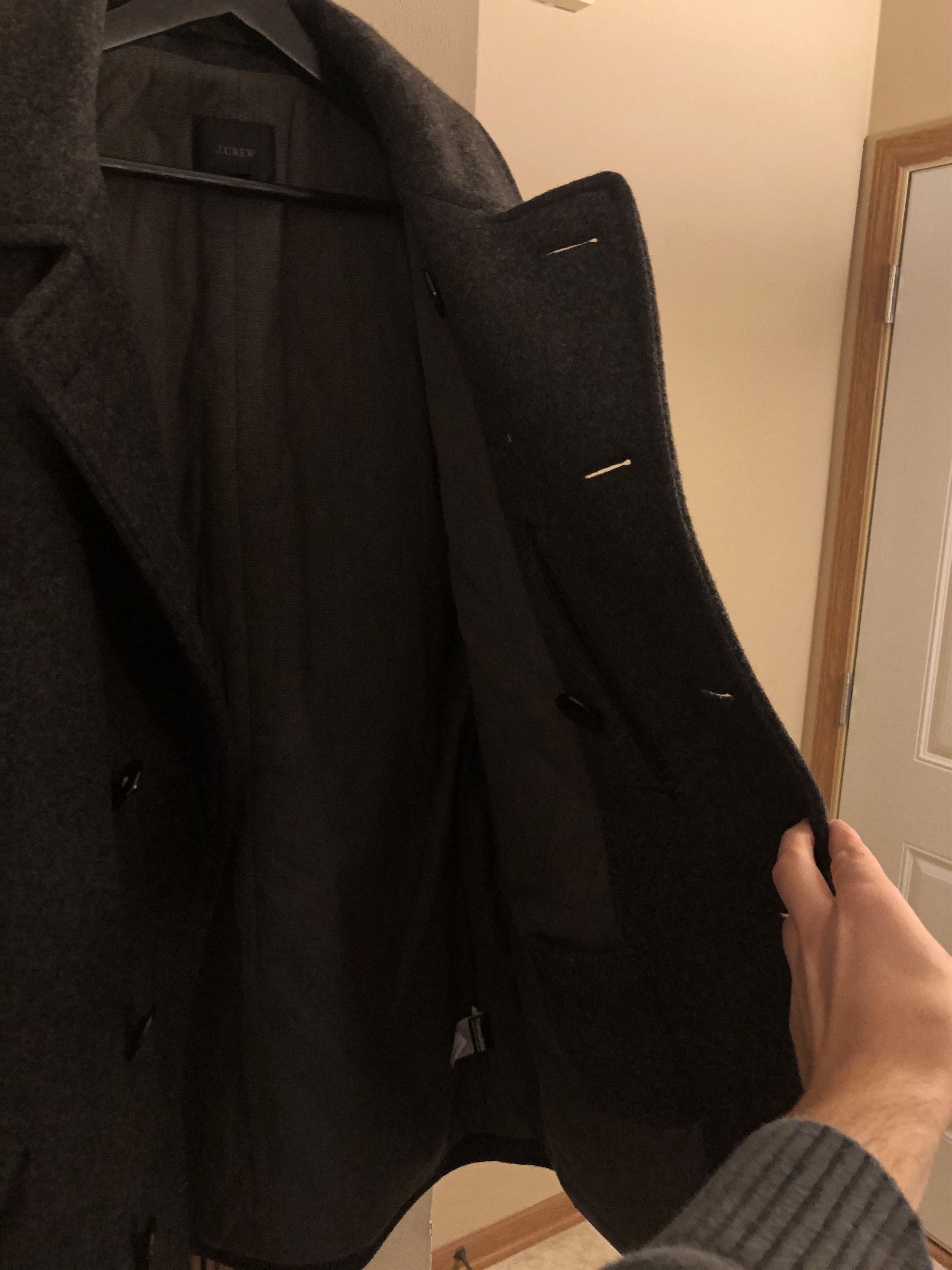J.Crew J.Crew Dock Peacoat with Thinsulate Grailed