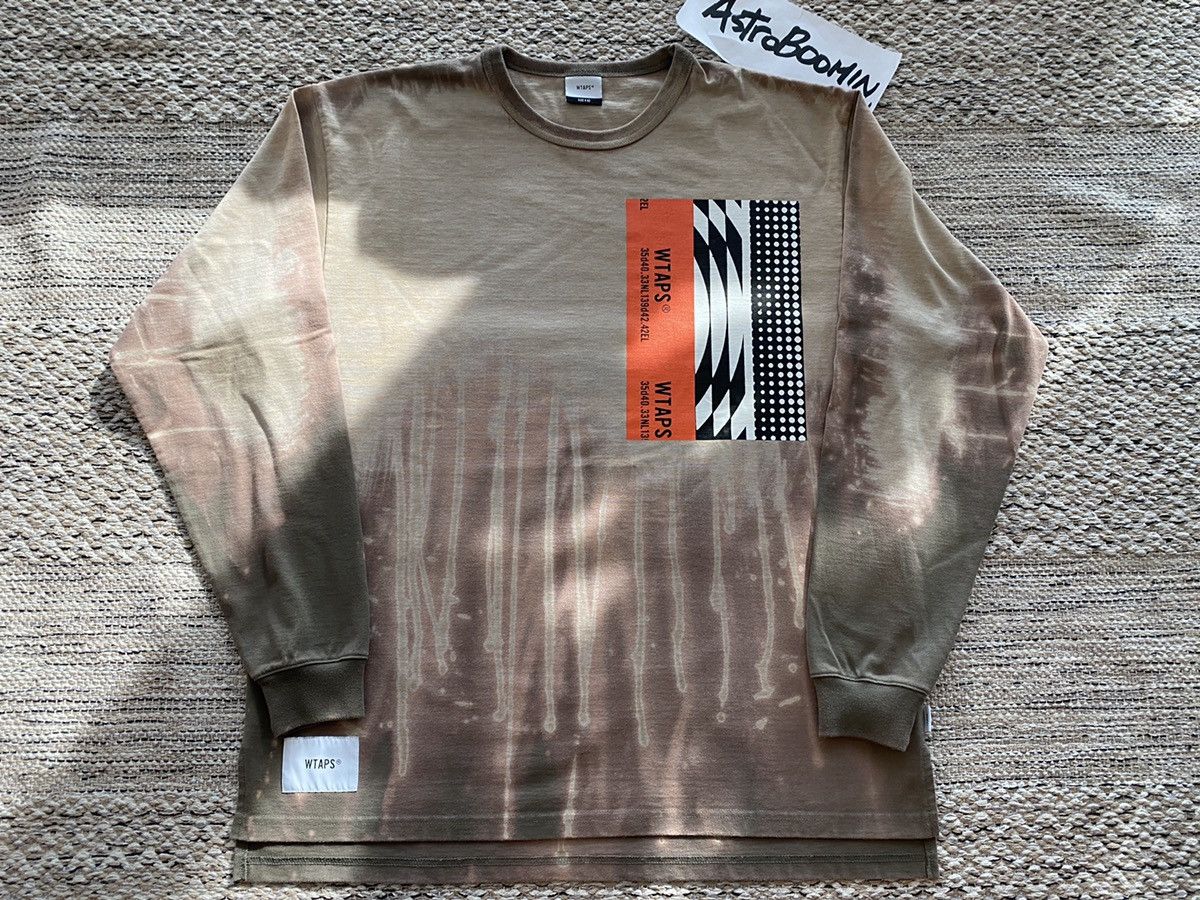 Wtaps WTAPS MELANCHOLIC 02 TIE DYE TEE LONG BEIGE | Grailed