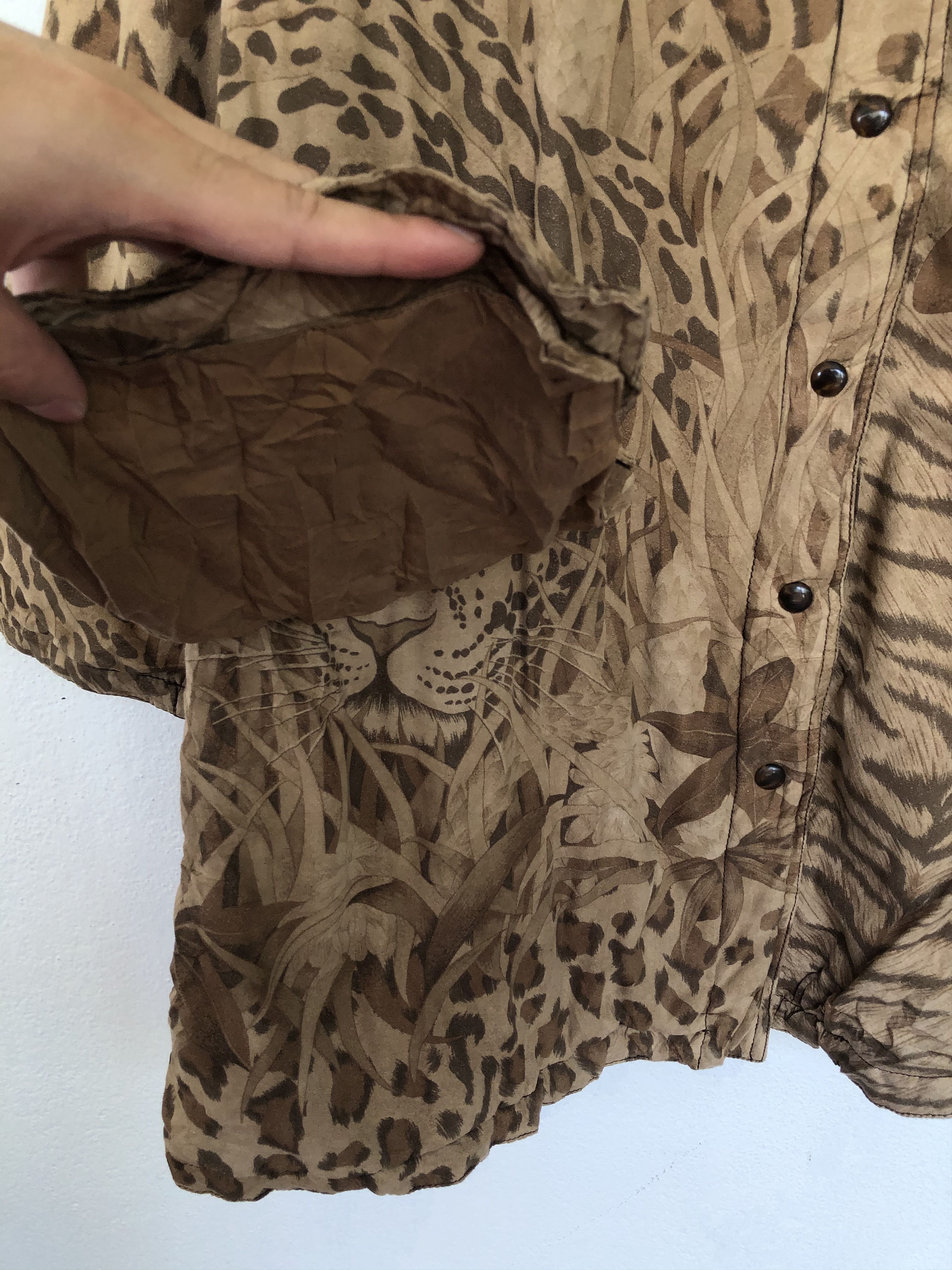 Designer × Japanese Brand × Vintage VINTAGE LA MODA GOJI LEOPARD FULLPRINT JACKET Size US XL / EU 56 / 4 - 6 Thumbnail