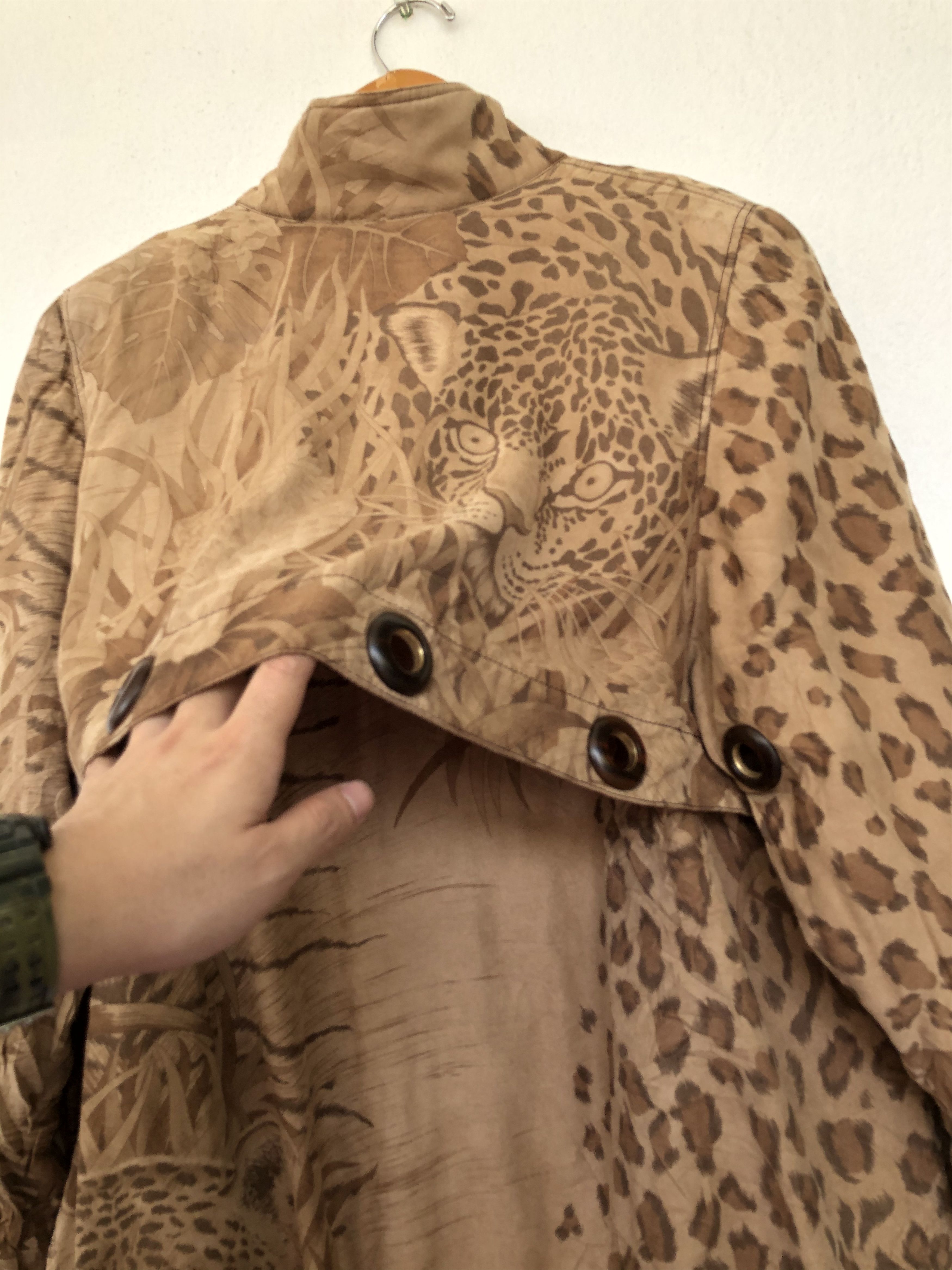 Designer × Japanese Brand × Vintage VINTAGE LA MODA GOJI LEOPARD FULLPRINT JACKET Size US XL / EU 56 / 4 - 11 Thumbnail