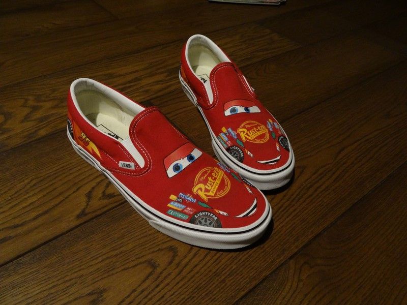 Lightning mcqueen clearance vans shoes