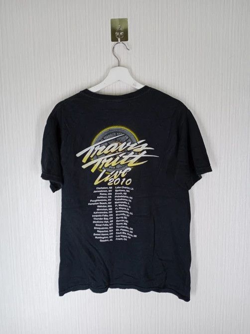 Band Tees × Vintage Rare Travis Tritt Live 2010 Tshirt Size US M / EU 48-50 / 2 - 2 Thumbnail